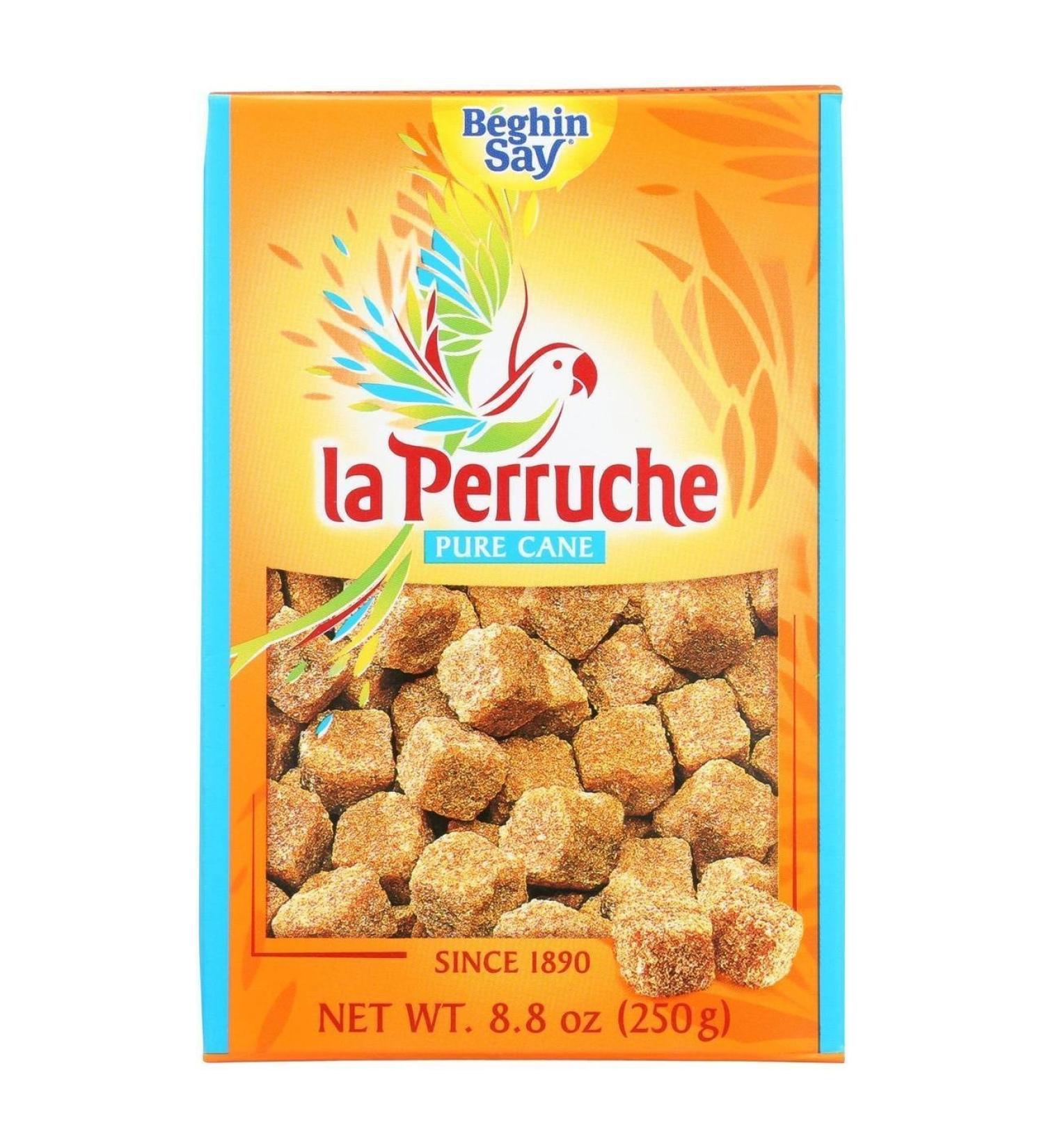 La Perruche Rough Cut Brown Sugar Cubes 8.8 oz - Pack of 4 Standard Packaging