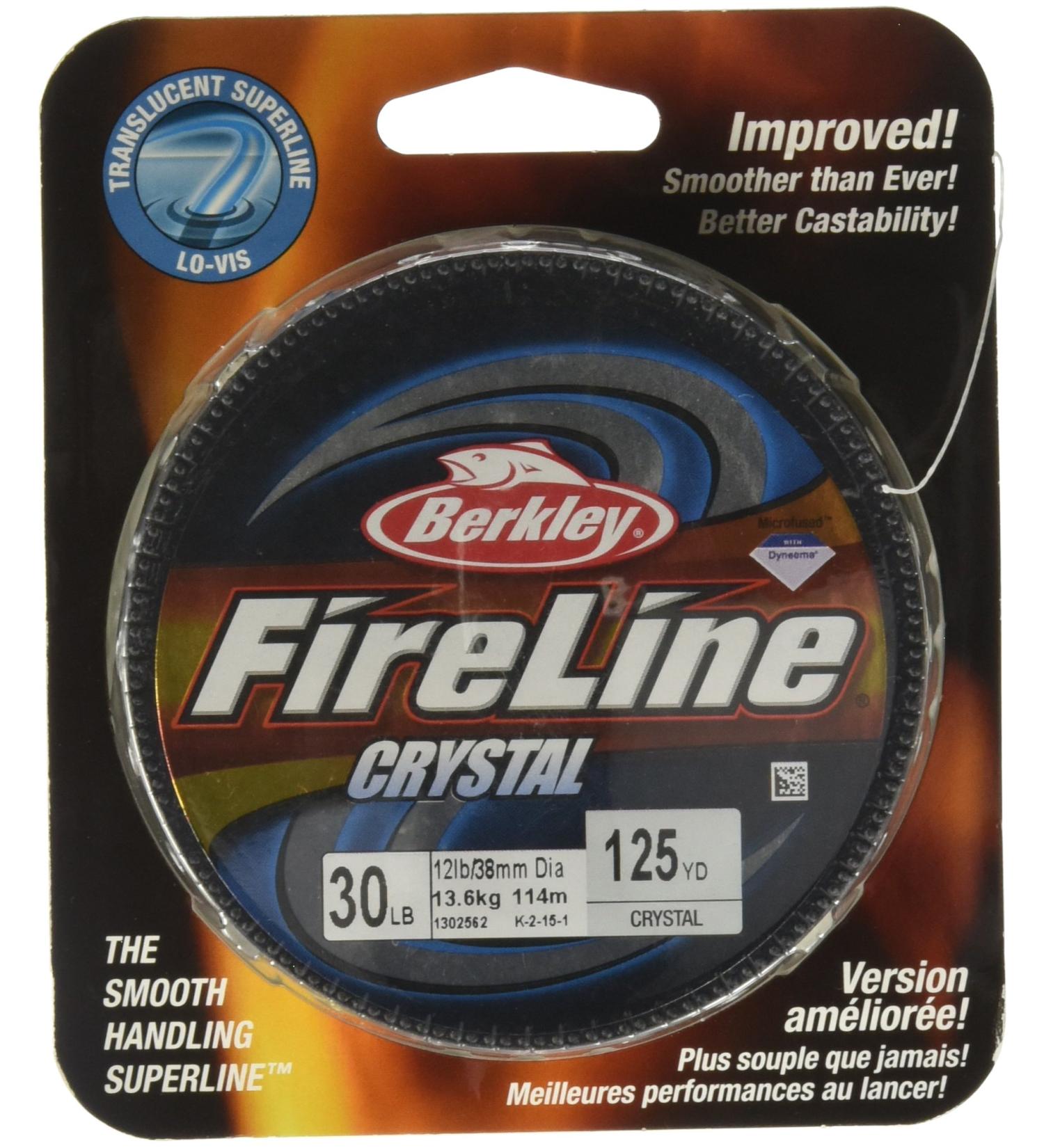 Berkley Fused Crystal Fireline 4/1 Lb 125 Yd - Strong and Invisible Fishing Line - Buy Online on SooperMarket.com