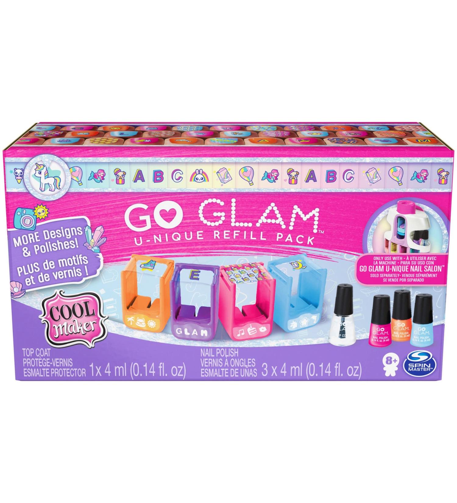 Cool Maker Go Glam Unique Refill Set XXL - Nail Salon Accessories for Ages 8+ Perfect for Creative Nail Art & DIY Projects - Shop Internationally! - Buy Online on SooperMarket.com