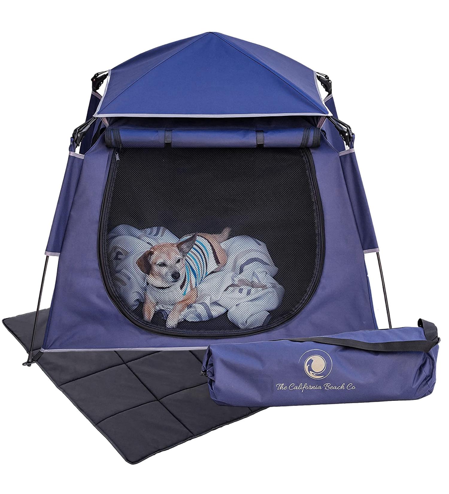 POP 'N GO Pet Playpen - Portable 39 x 33 Dog & Cat Tent Navy | Indoor/Outdoor Pen for Small, Medium, Large Pets - Buy Online on SooperMarket.com