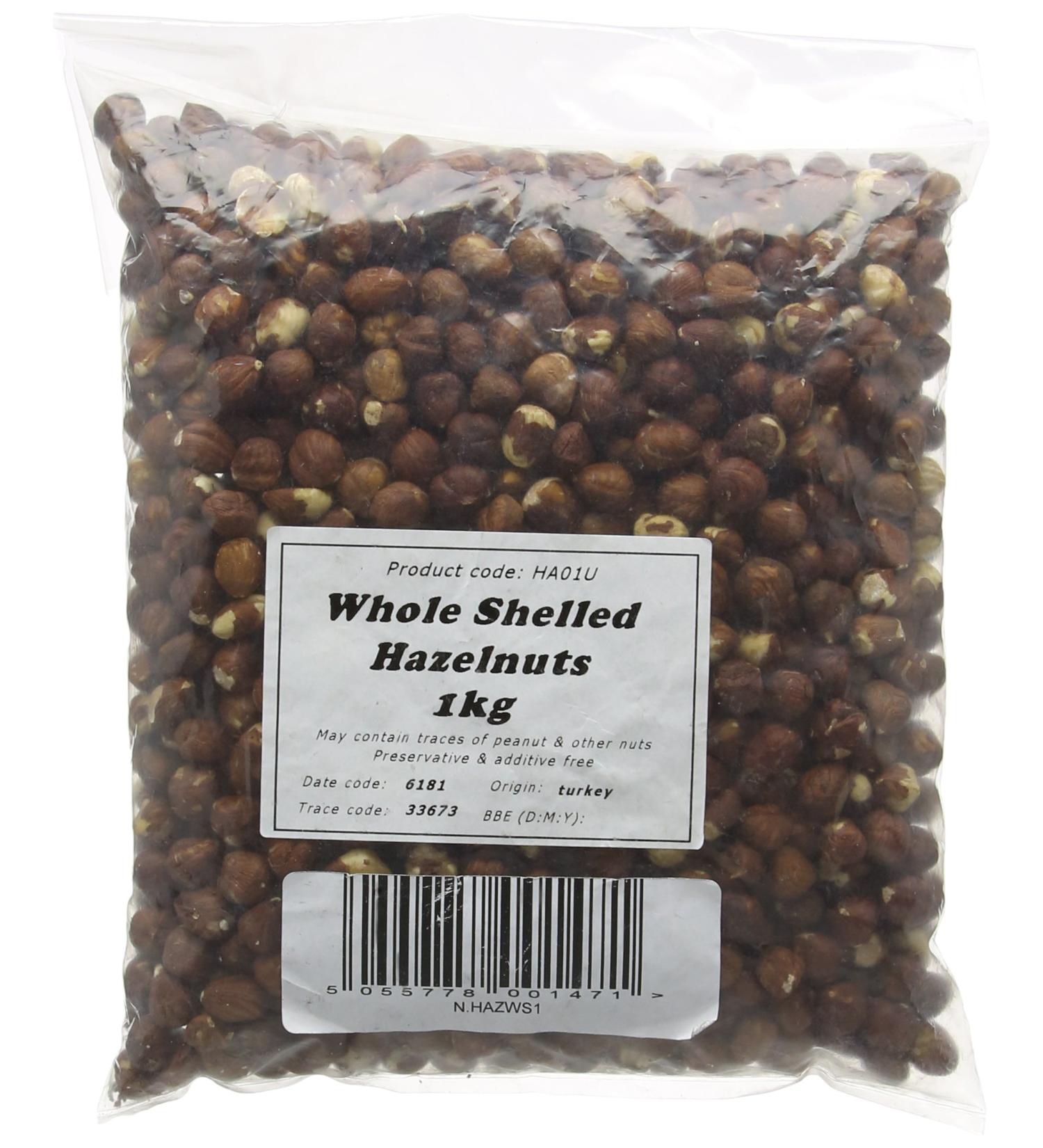 Ingredients Pantry Hazelnuts Whole Skin On 1 Kg - Buy Online on SooperMarket.com