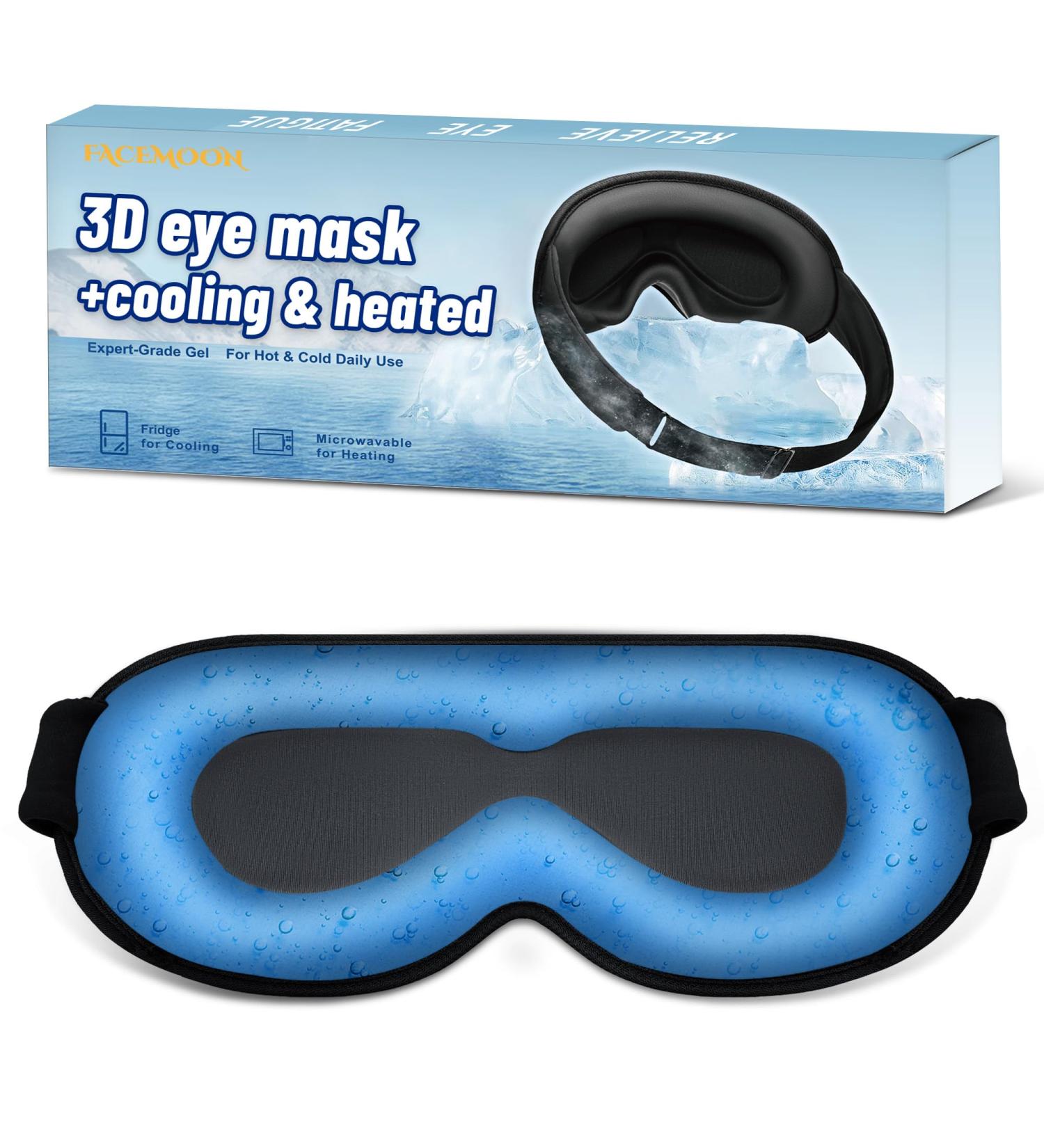 Travel Eye Cover for Rest - Reusable Blindfold for Adults Comfortable Sleepmask Perfect Travel Accessories(Black) - Buy Online on SooperMarket.com