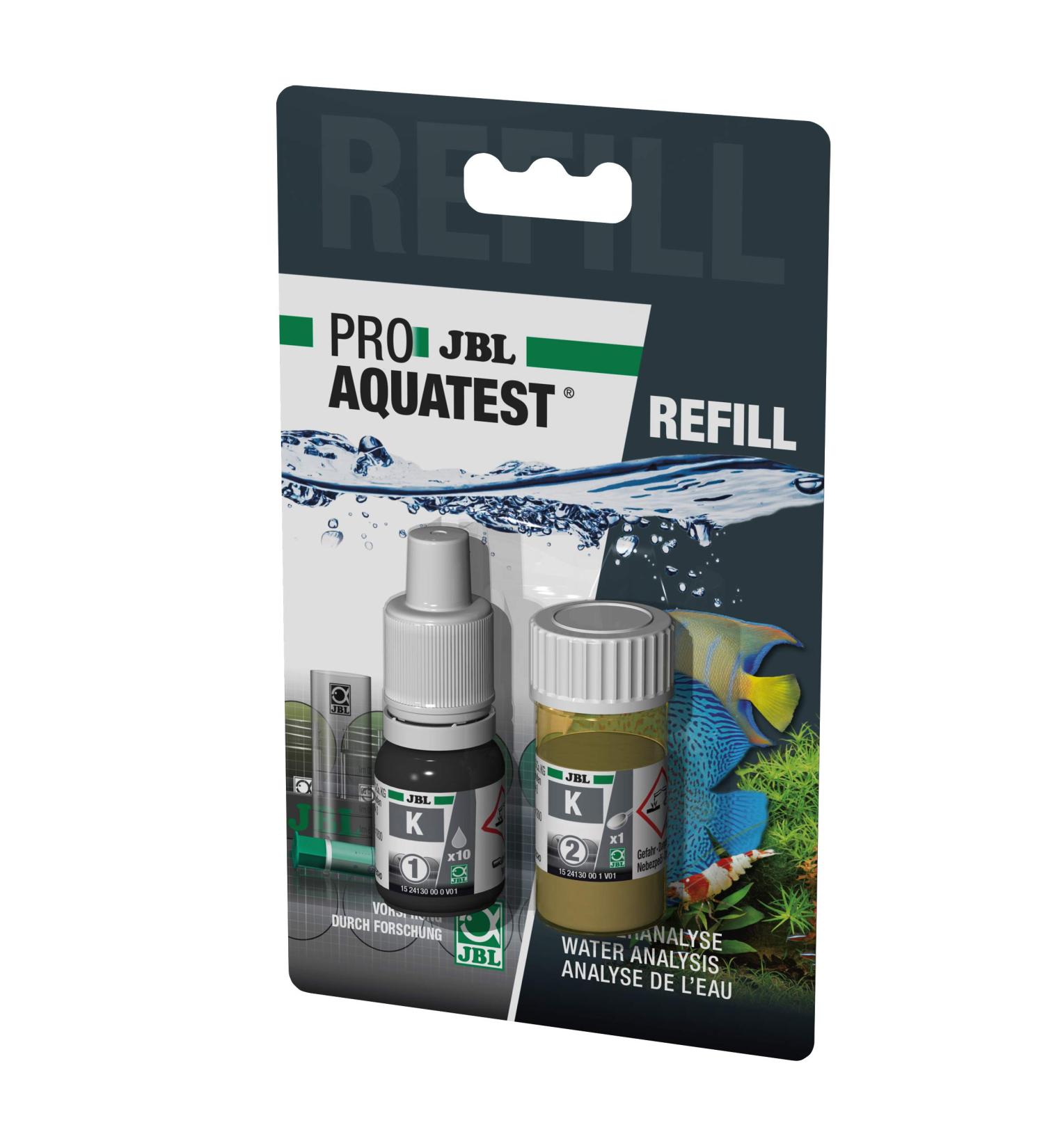 JBL ProAquaTest K Potassium Refill - 2 Pack for Freshwater Aquariums | International Shipping Available - Buy Online on SooperMarket.com