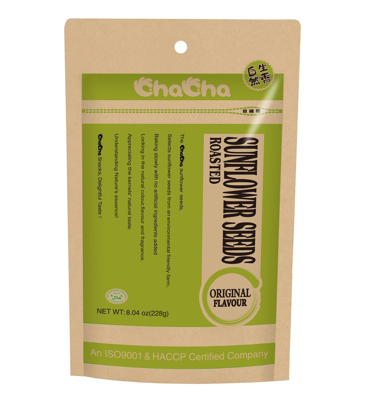 CHACHA Roasted Sunflower Seeds Original - 228g Pack | Premium Healthy Snack for International Shipping - Buy Online on SooperMarket.com