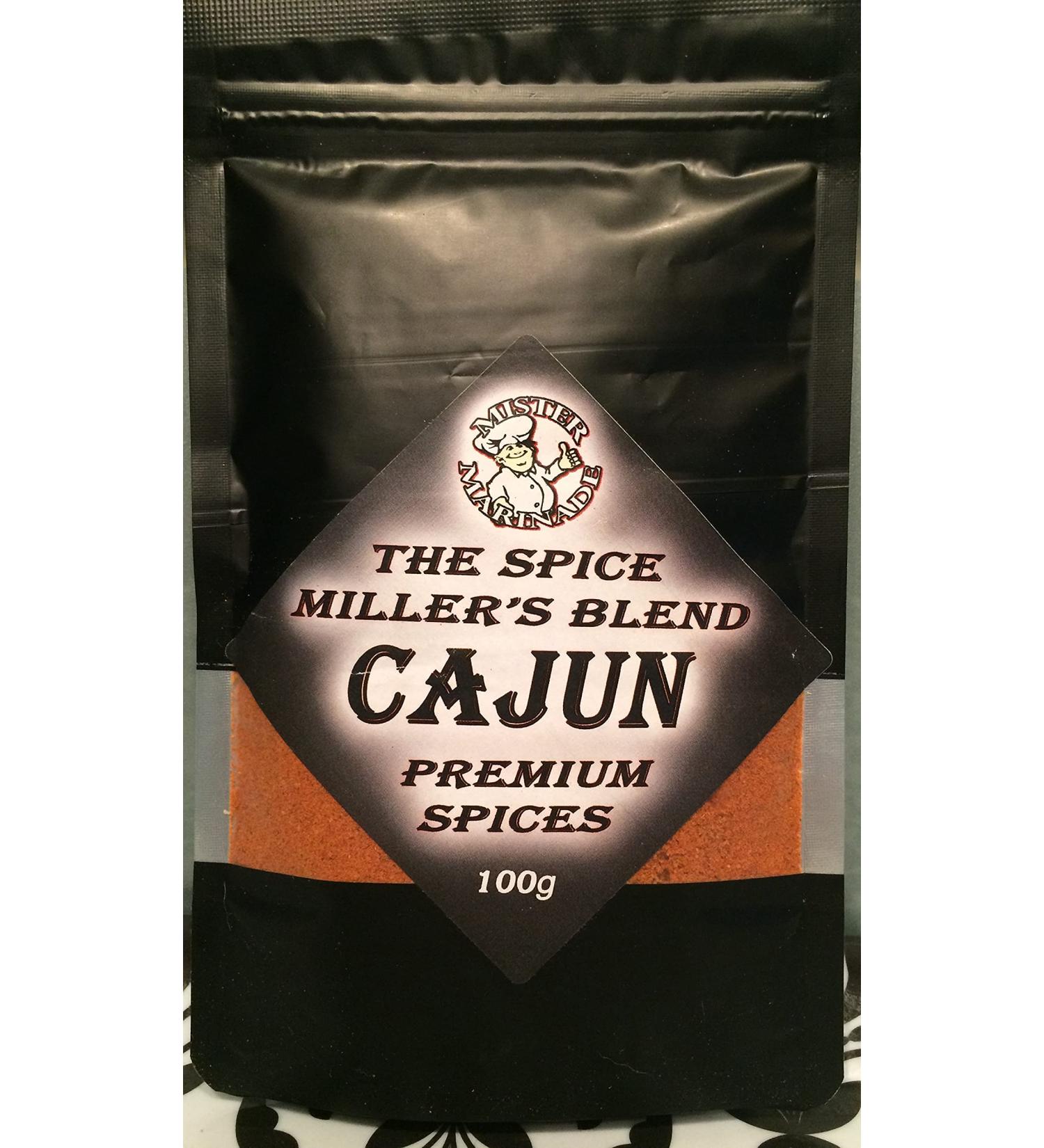 Spice Miller's Blend Cajun 100g | Premium Artisan Spice Mixes | Syn-Free & Low-Syn Seasonings - Buy Online on SooperMarket.com