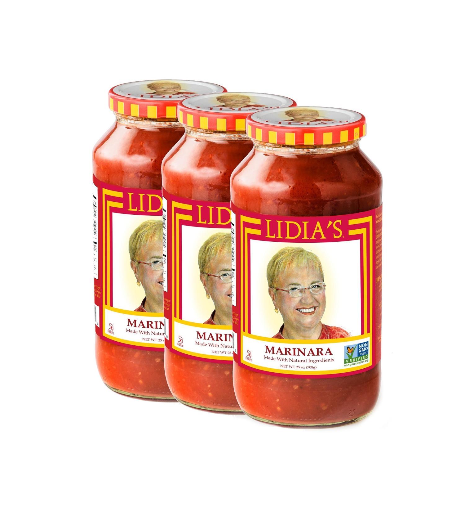 Lidia's Pasta Sauce, Marinara, 3-Pack, (3) - 25oz Jars