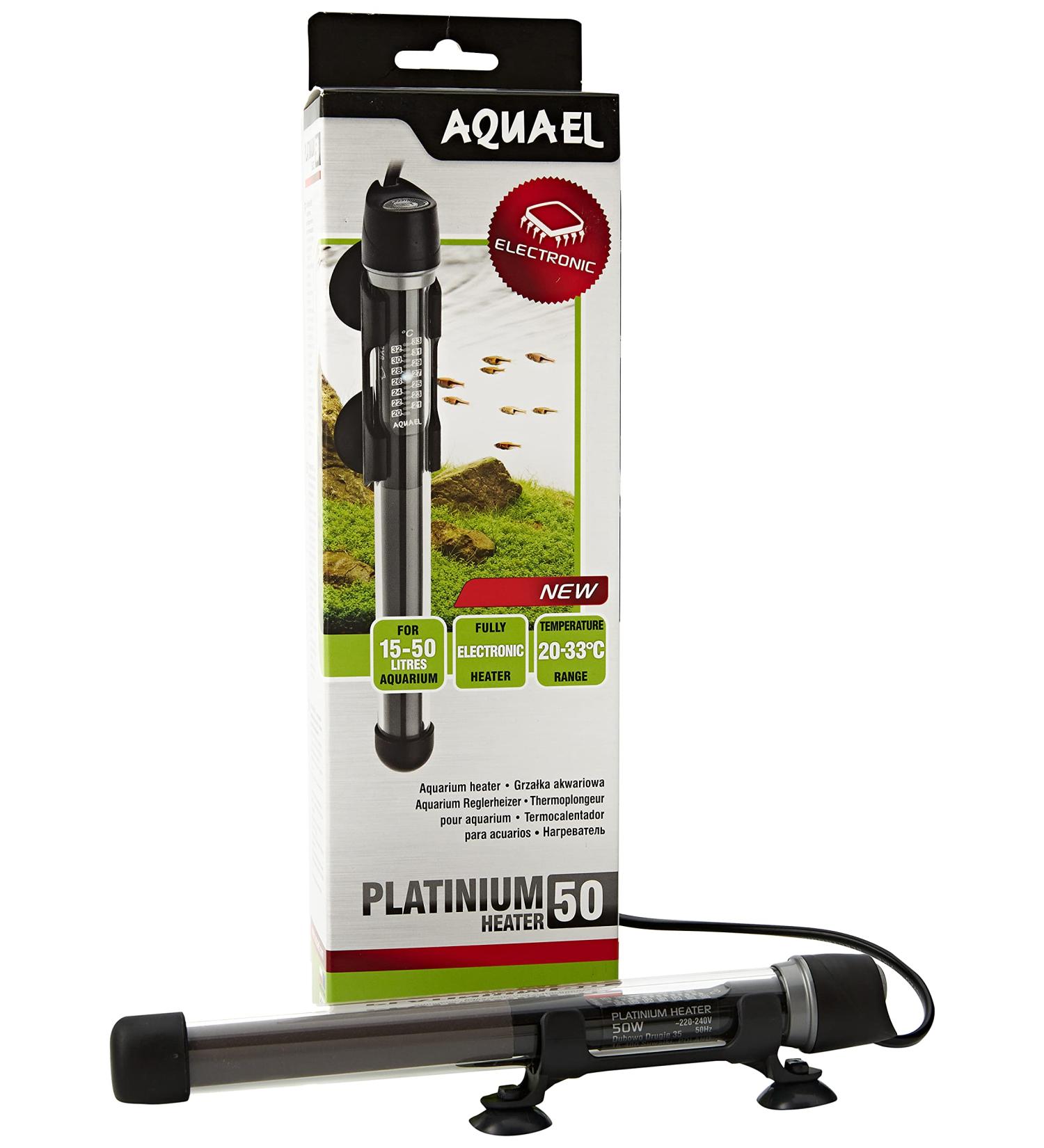 Buy AQUAEL 121215 Platinum Glass Heater 50W - Optimal Temperature Control for Aquariums | International Shipping - Buy Online on SooperMarket.com