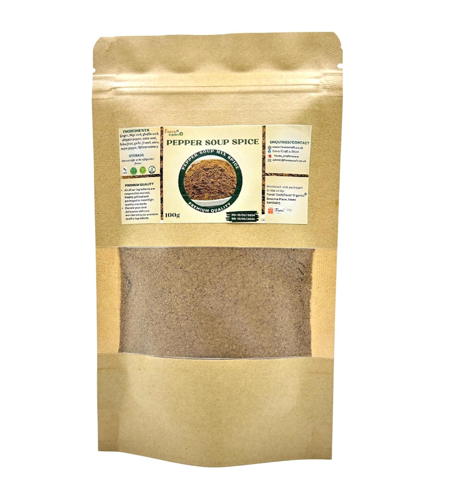 Pepper Soup Spice Premium Quality Nigeria Pepper Soup Spice Blend (100g pouch x 5) 20 g (Pack of 5) - Buy Online on SooperMarket.com