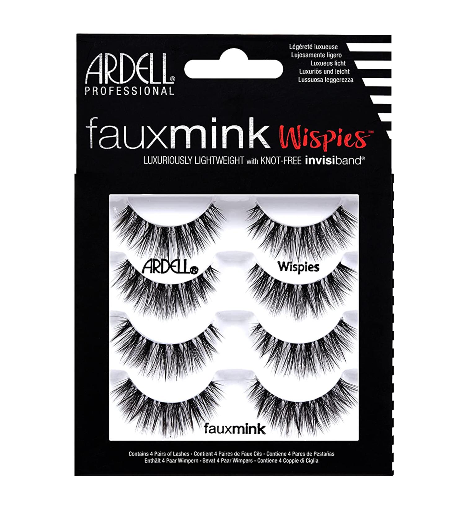 Buy Ardell Faux Mink Wispies False Lashes Multipack - 4 Pairs | International Shipping Available - Buy Online on SooperMarket.com