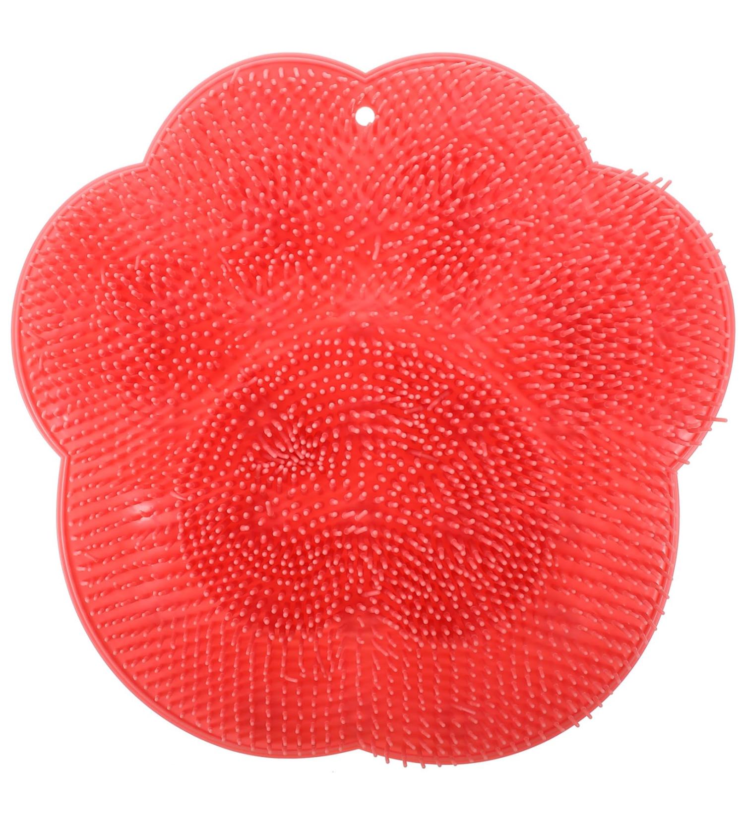 Beavorty Lazy Back Rub Pad Foot Massager Foot Brush Cleaner Skin Cleaning Scrubber Pink - Buy Online on SooperMarket.com