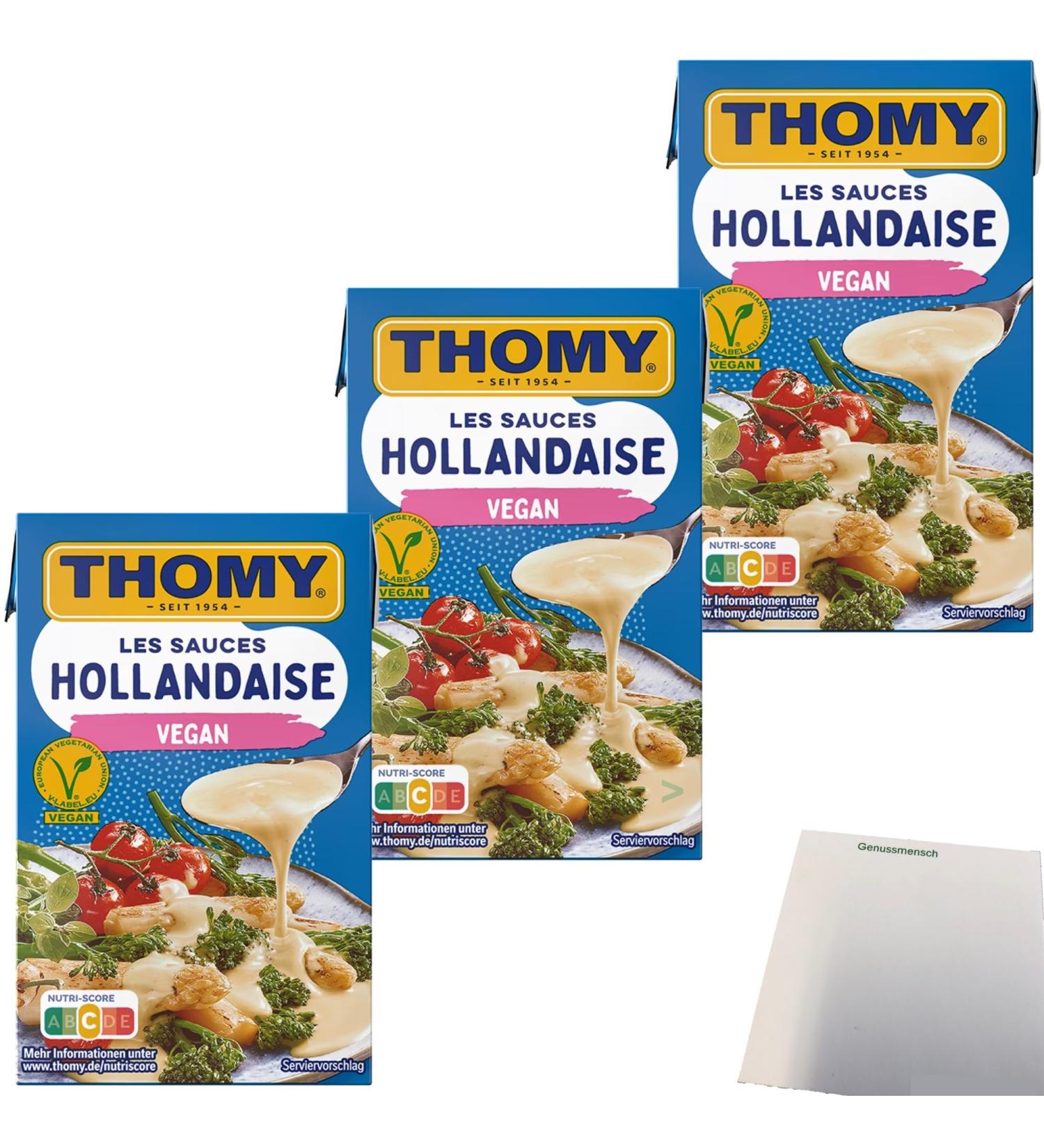 Buy Thomy Les Sauce Hollandaise Vegan 3-Pack (3x250ml) - Delicious Dairy-Free Sauces for International Shipping - Buy Online on SooperMarket.com
