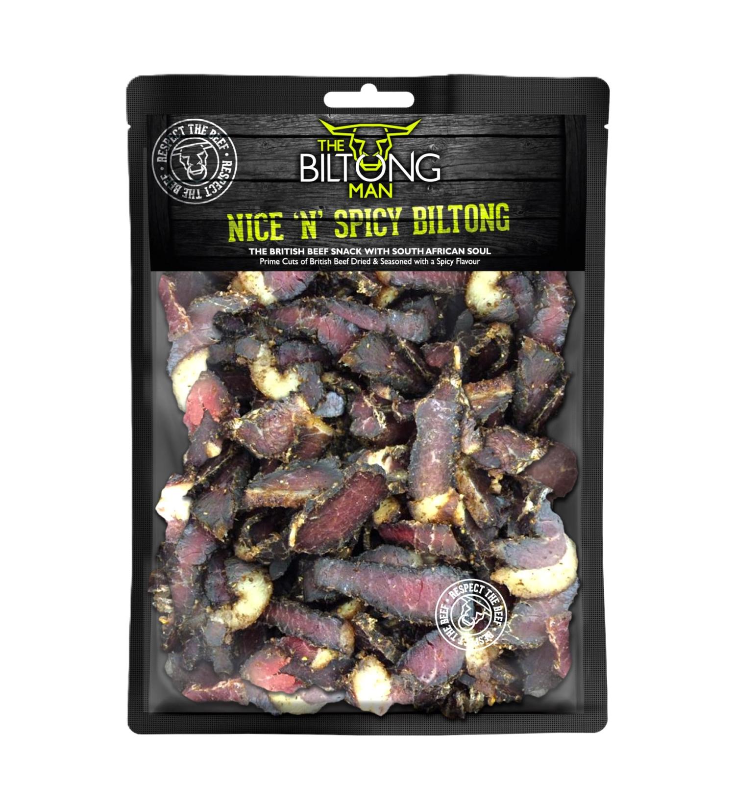 The Biltong Man Nice n Spicy Fatty (500 Grams) 500 Grams - Buy Online on SooperMarket.com