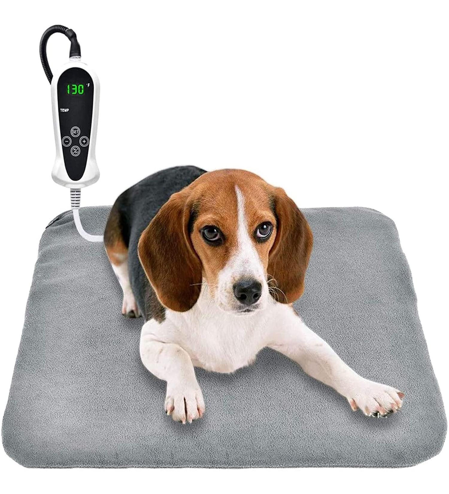 RIOGOO Pet Heating Pad | Upgraded Electric Dog Cat Heating Pad | Waterproof | Auto Power Off | M Size 18 x 18 - Buy Online on SooperMarket.com