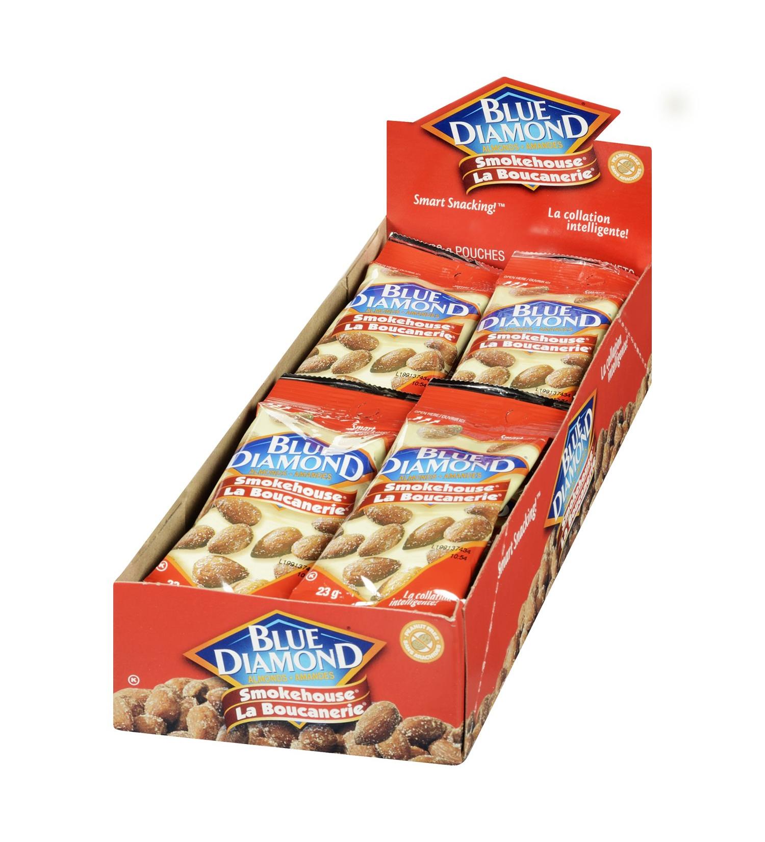 Blue Diamond Almonds Smokehouse Almonds 18-Count 23 g (Pack of 18) - Buy Online on SooperMarket.com