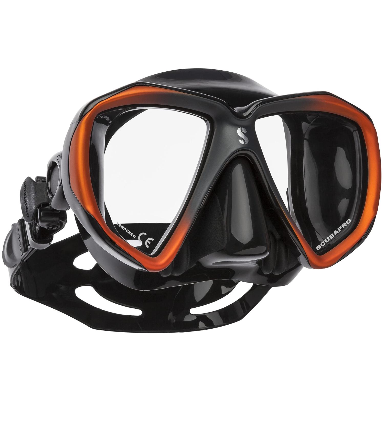 Scubapro Spectra Low Volume 2 Window Dive Mask Black/Bronze