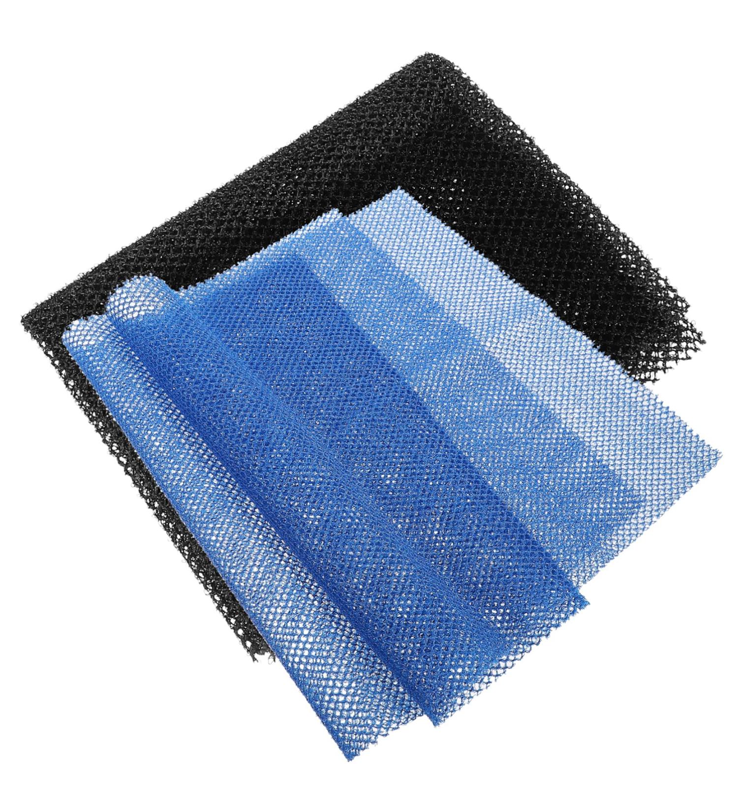 FRCOLOR 2pcs Exfoliating Mesh African Body Scrubber - Men's Terry Towels & Women's Bath Sponges for Shower Cleaning - Buy Online on SooperMarket.com