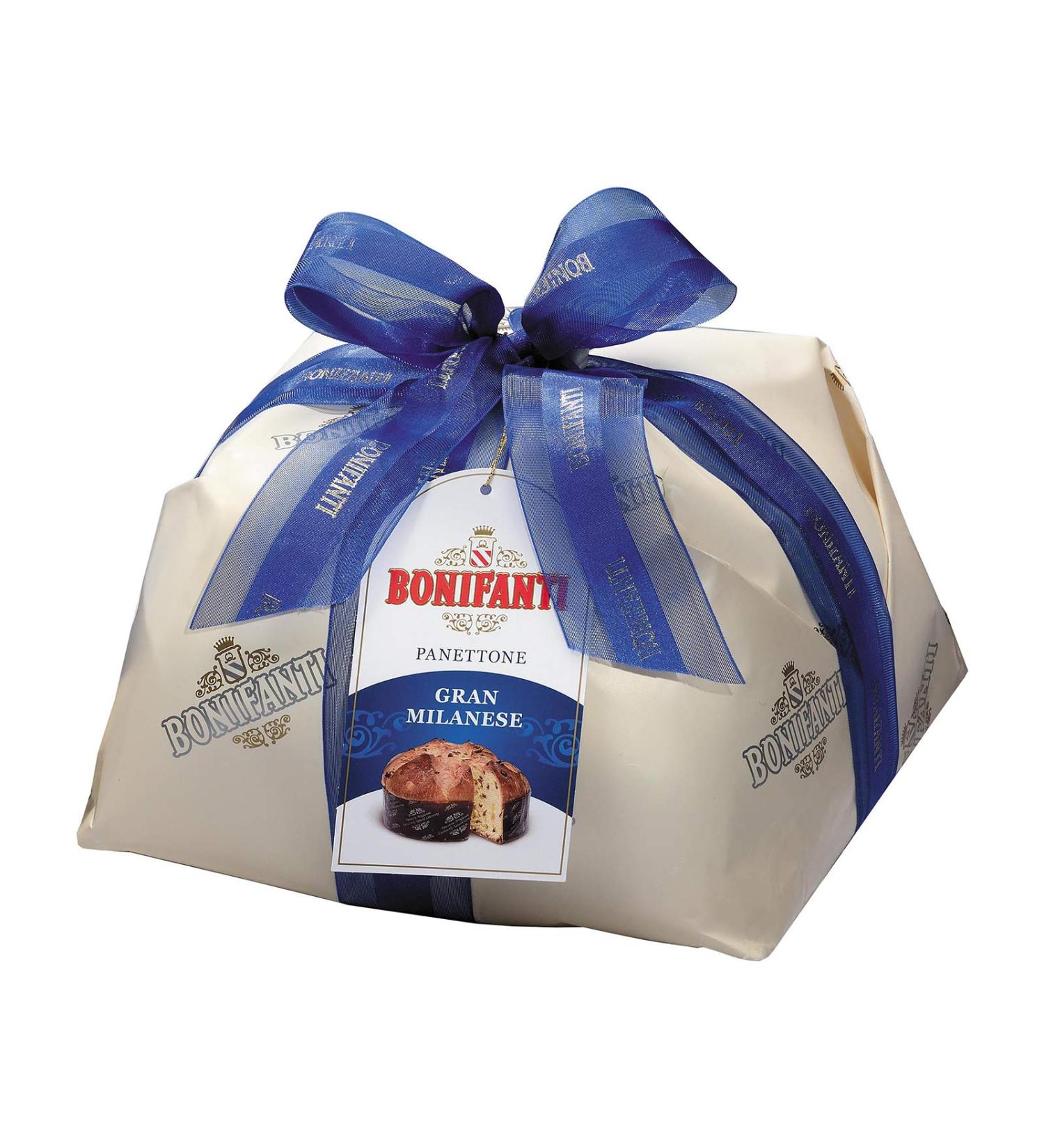 Bonifanti Italian Panettone Christmas Cake Classico 750 gr 1.65 Pound (Pack of 1)