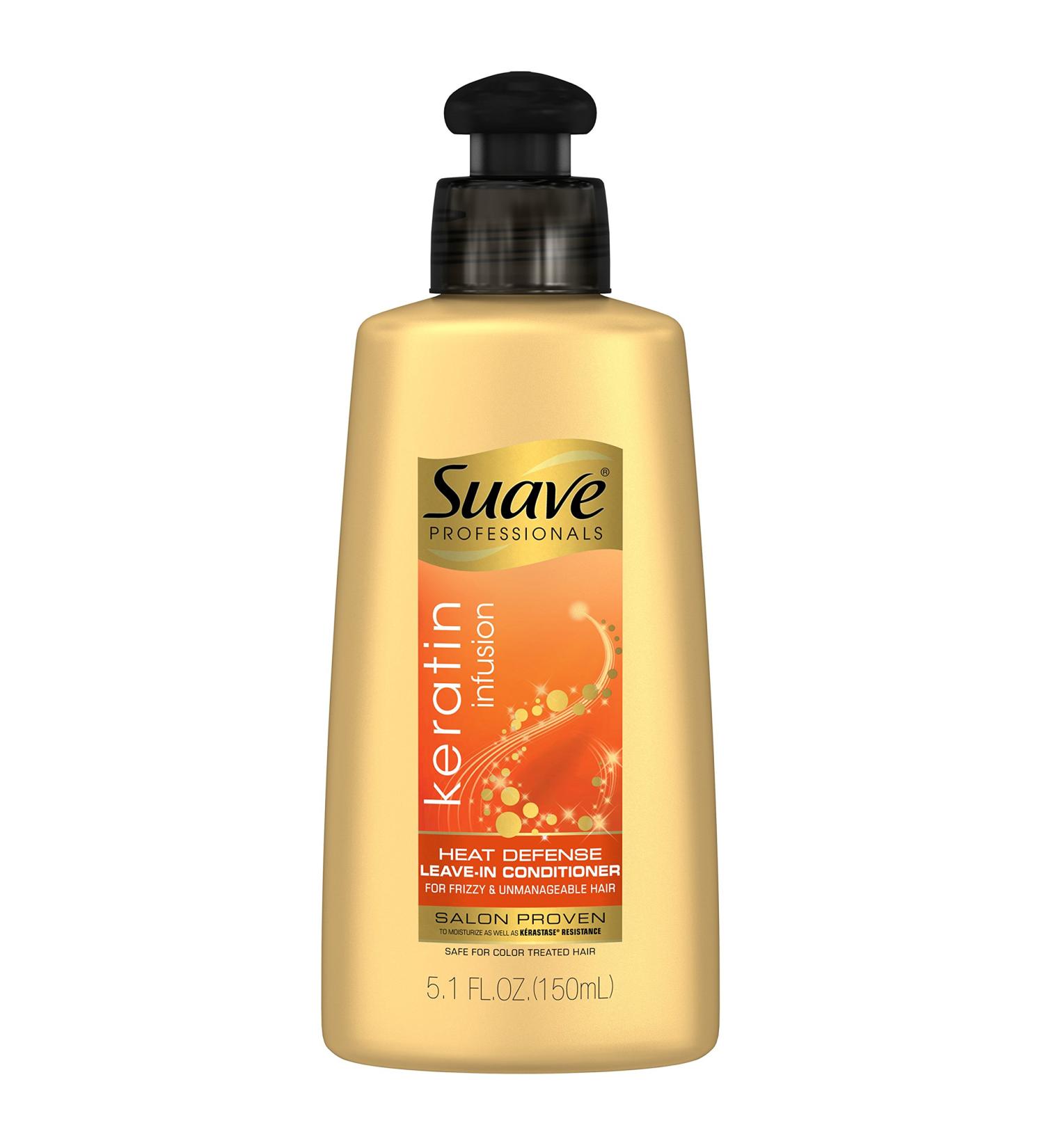 Suave Professionals Leave-in Conditioner Keratin Infusion | Heat Defense - 5.1 oz | Shop Now for International Shipping - Buy Online on SooperMarket.com