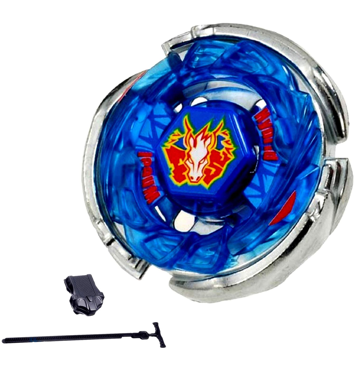 Elrozo Rapidity Storm Pegasus + Launcher Spinning Top for Metal Fusion 4d Fury Arena