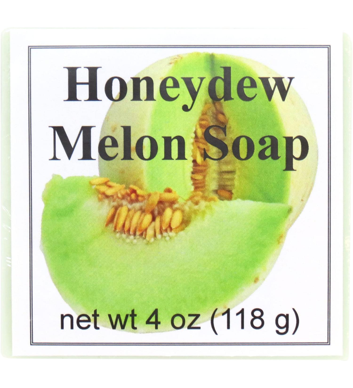 Buy Honeydew Melon Glycerin Soap - 4 oz Bar by Eclectic Lady | International Shipping Available - Buy Online on SooperMarket.com