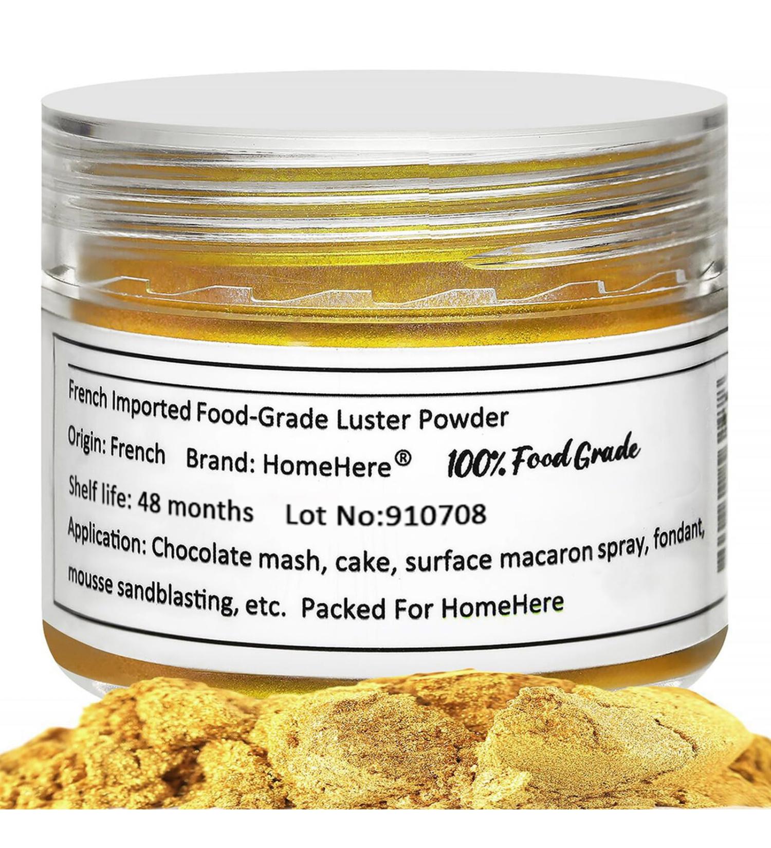 GARYOB Gold Luster Dust Edible Cake Gold Dust (7g) (Gold) - Buy Online on SooperMarket.com