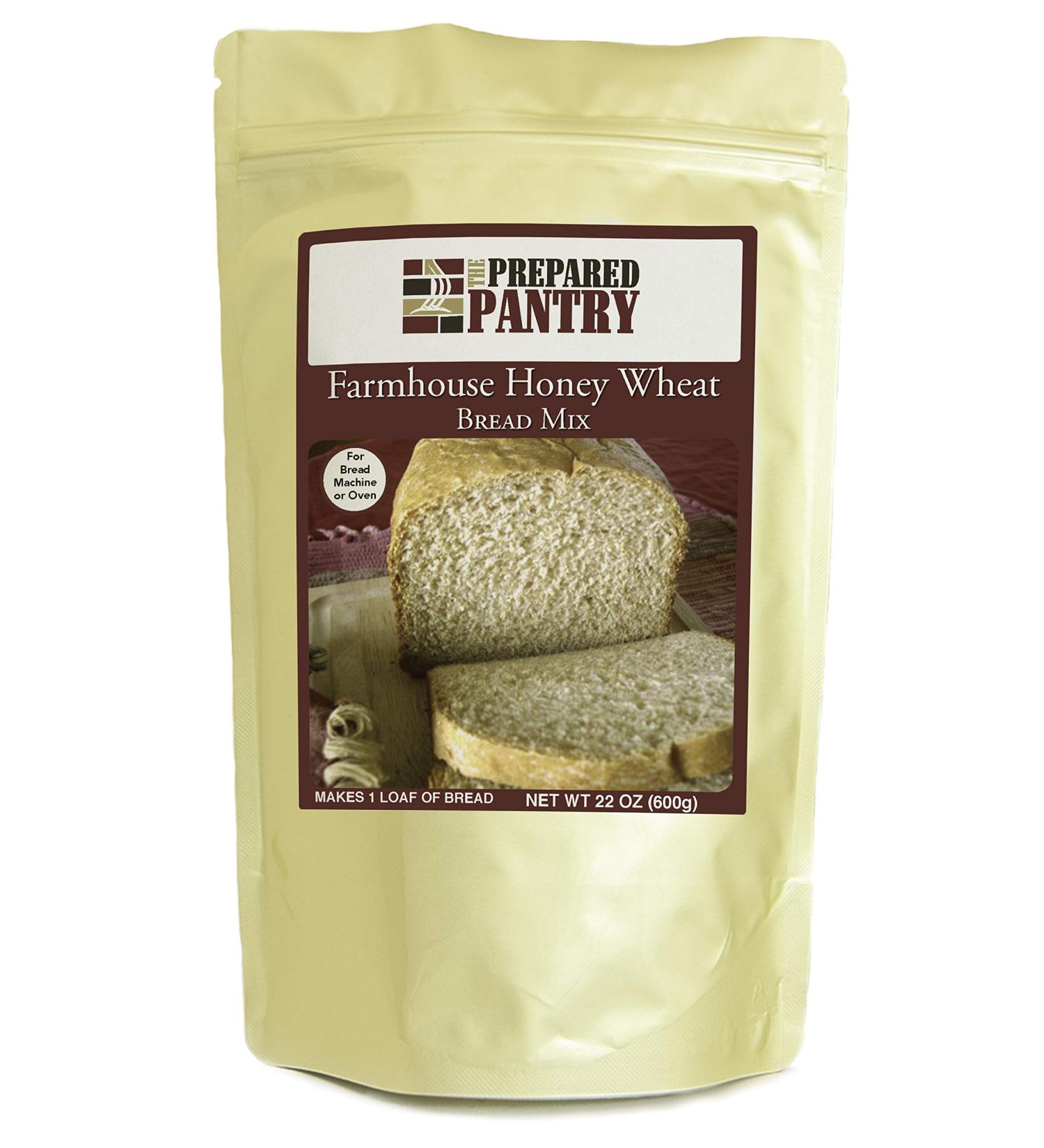 Farmhouse Honey Wheat Bread Mix for Bread Machine or Oven - Single Pack by The Prepared Pantry - Buy Online on SooperMarket.com