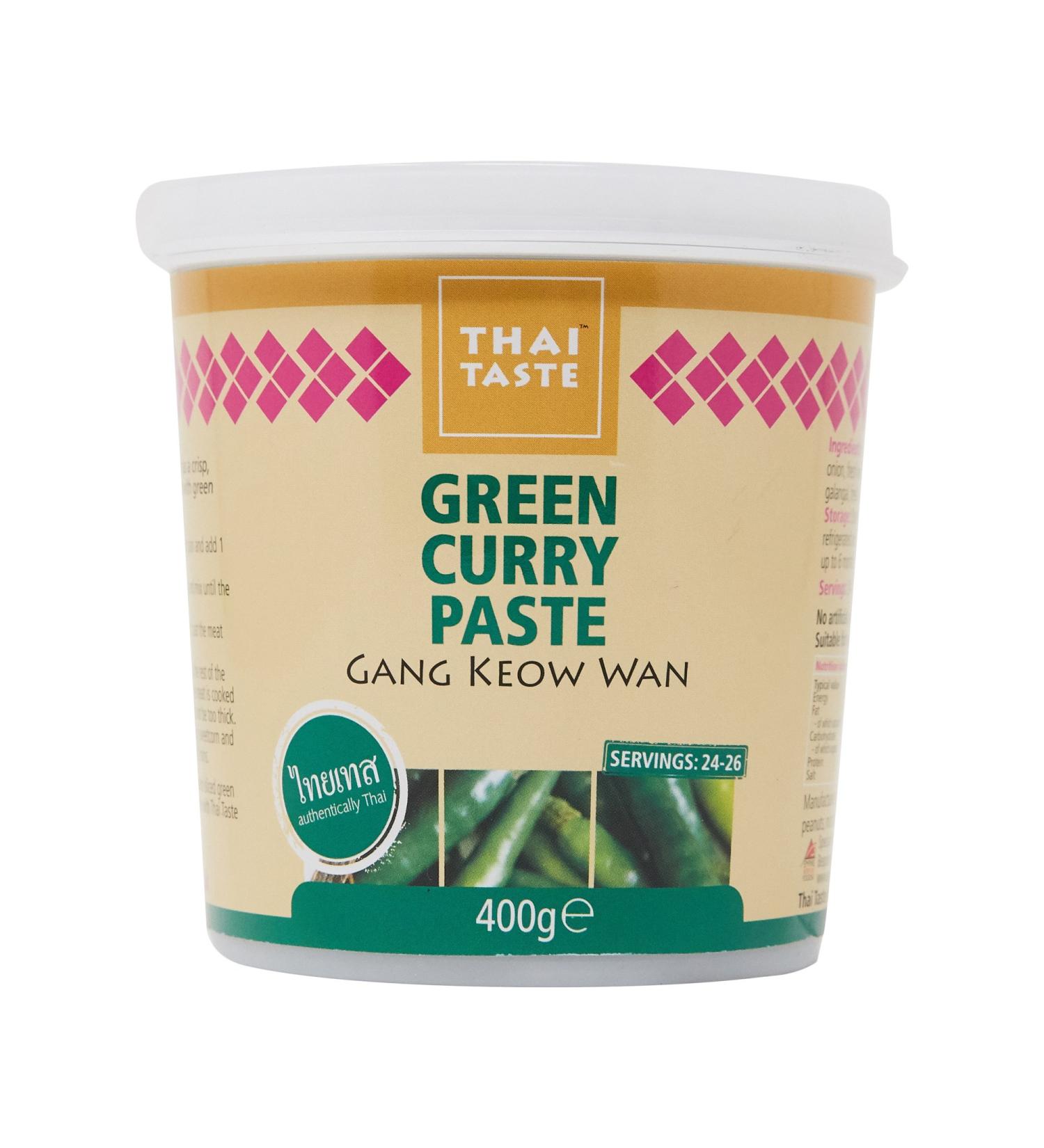 Thai Taste Green Curry Paste 400g | Authentic Green Curry 400g | Pack of 1 - Buy Online on SooperMarket.com