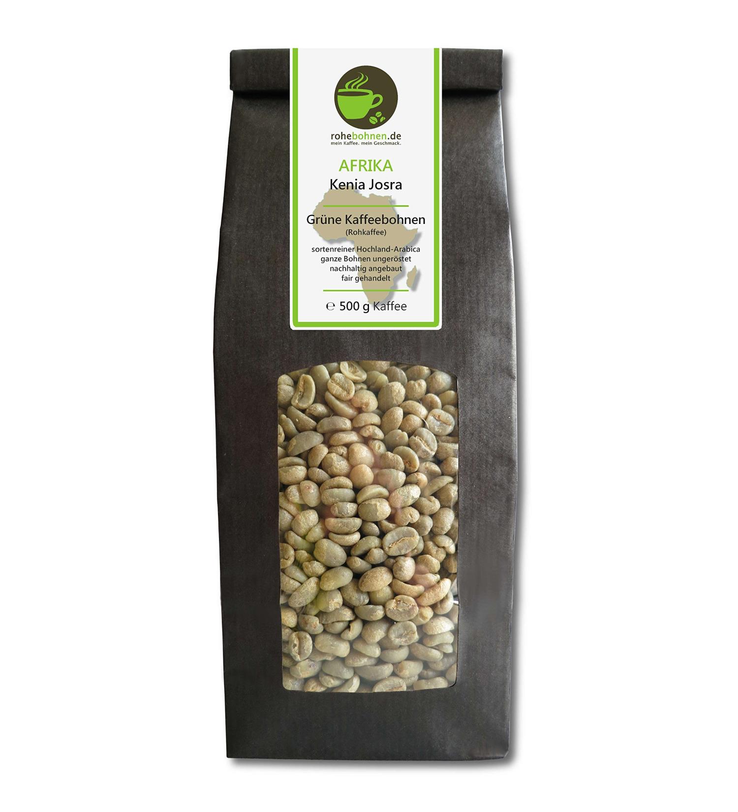 Green Coffee Beans Kenya Josra (Highland raw Coffee Beans 500g)