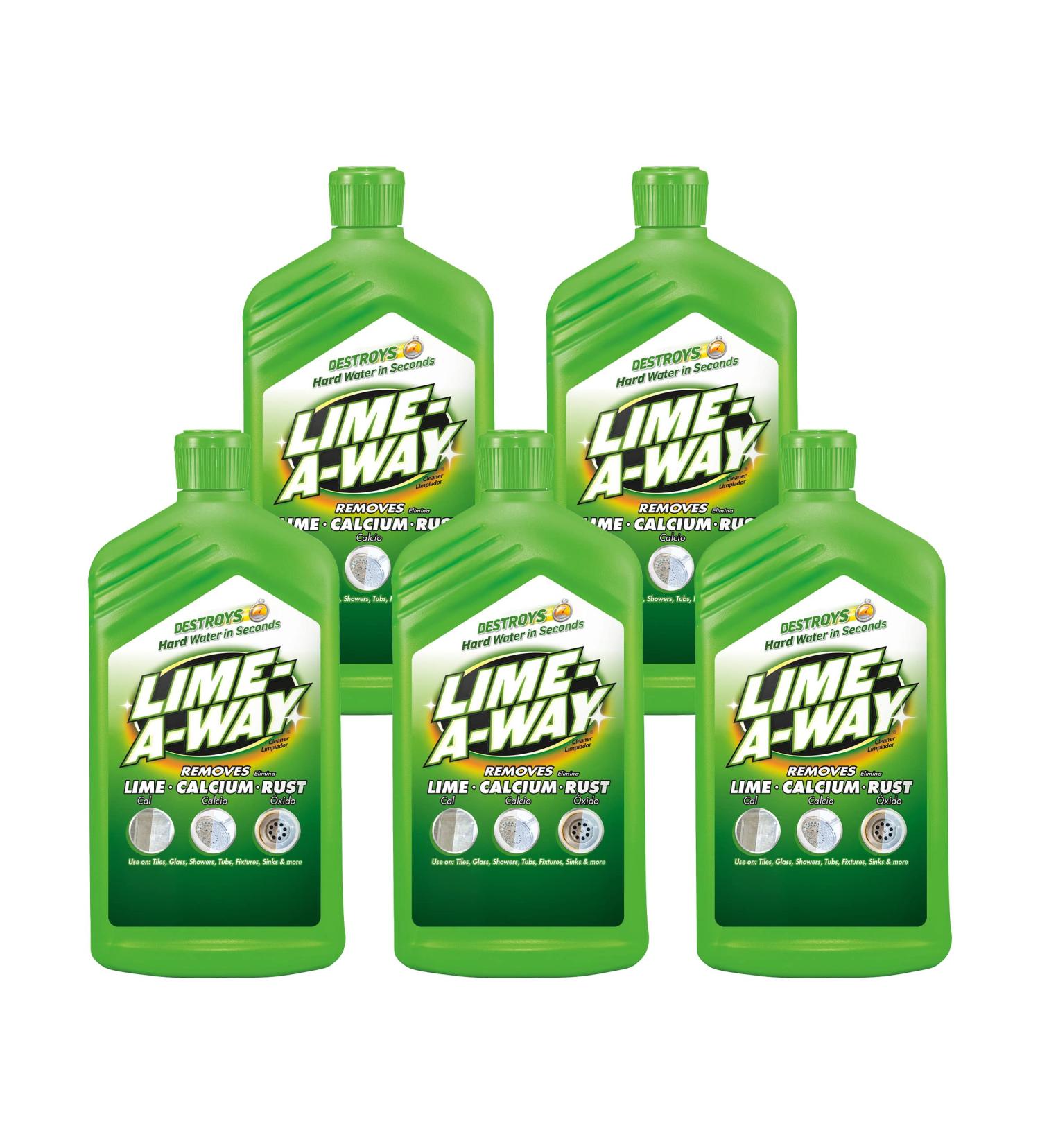 Lime-A-Way Lime, Calcium & Rust Cleaner 28 oz (Pack of 5) - Powerful Cleaning Solution - Buy Online on SooperMarket.com