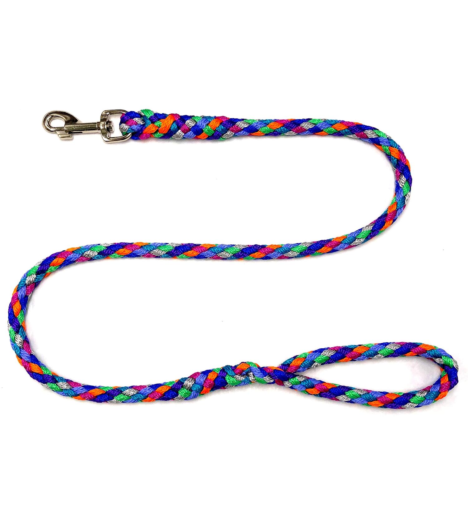 Dog leash large dogs jumbo with hand loop up to 80 kg / guide leash / training line / training line very stable 17 colors (1m Florida (7 pastel colors)) 1m Florida (7 pastel colors)