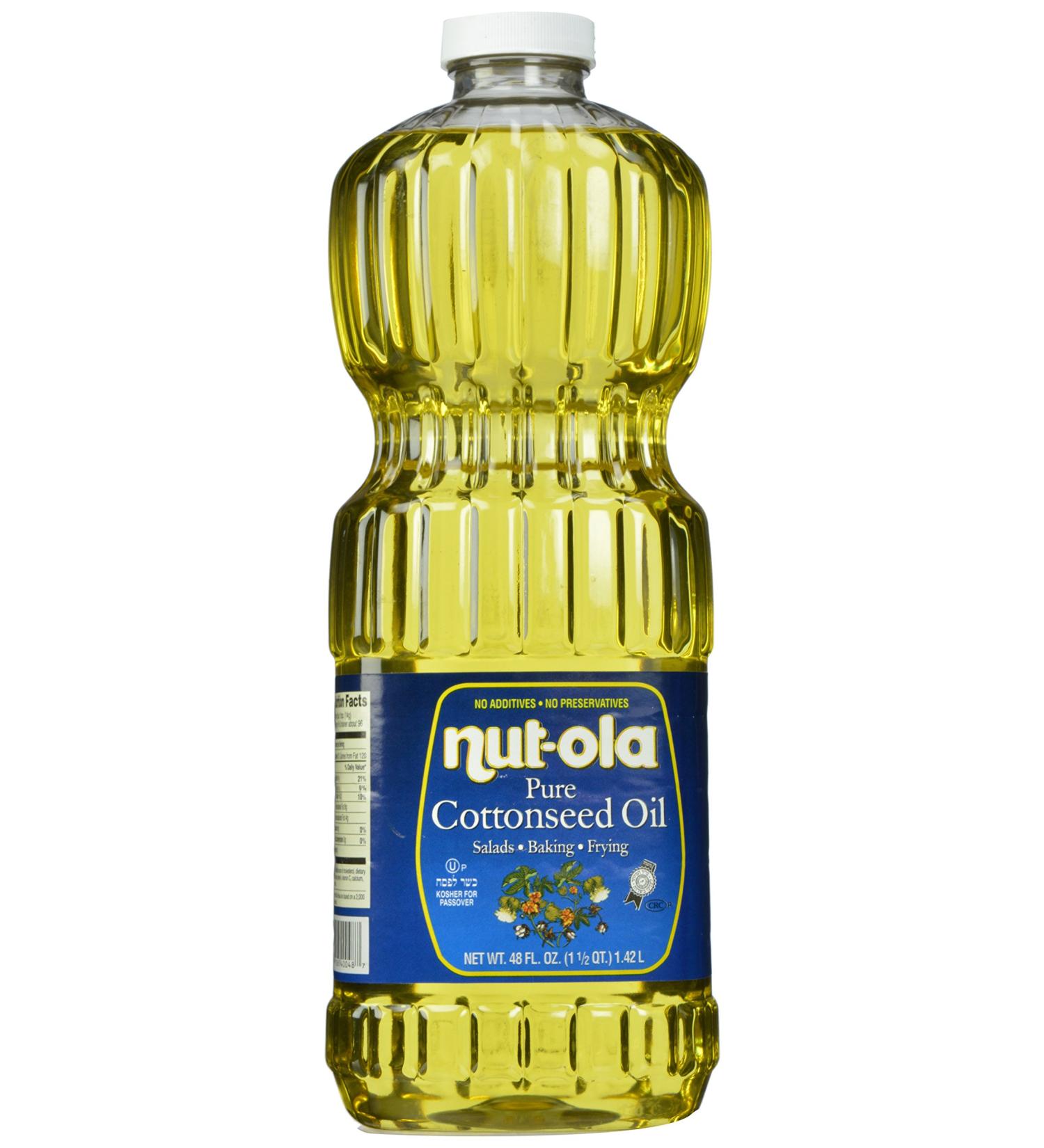 Nut Ola Cottonseed Oil 48 oz - Premium Quality Cooking Oil - Buy Online on SooperMarket.com