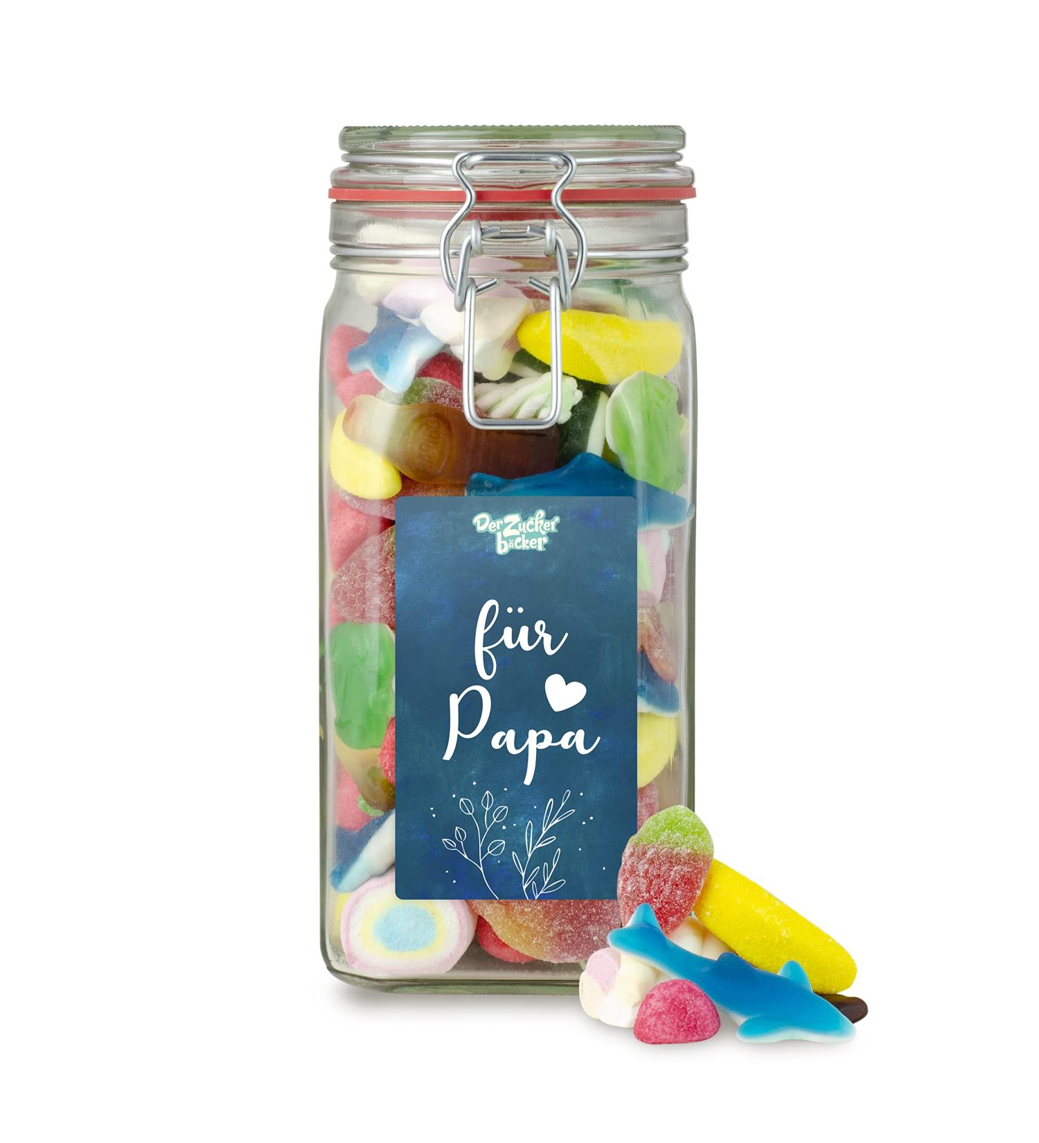 Colorful Candy Mix in a Jar - Perfect Father's Day Gift for Dad | International Shipping Available - Buy Online on SooperMarket.com
