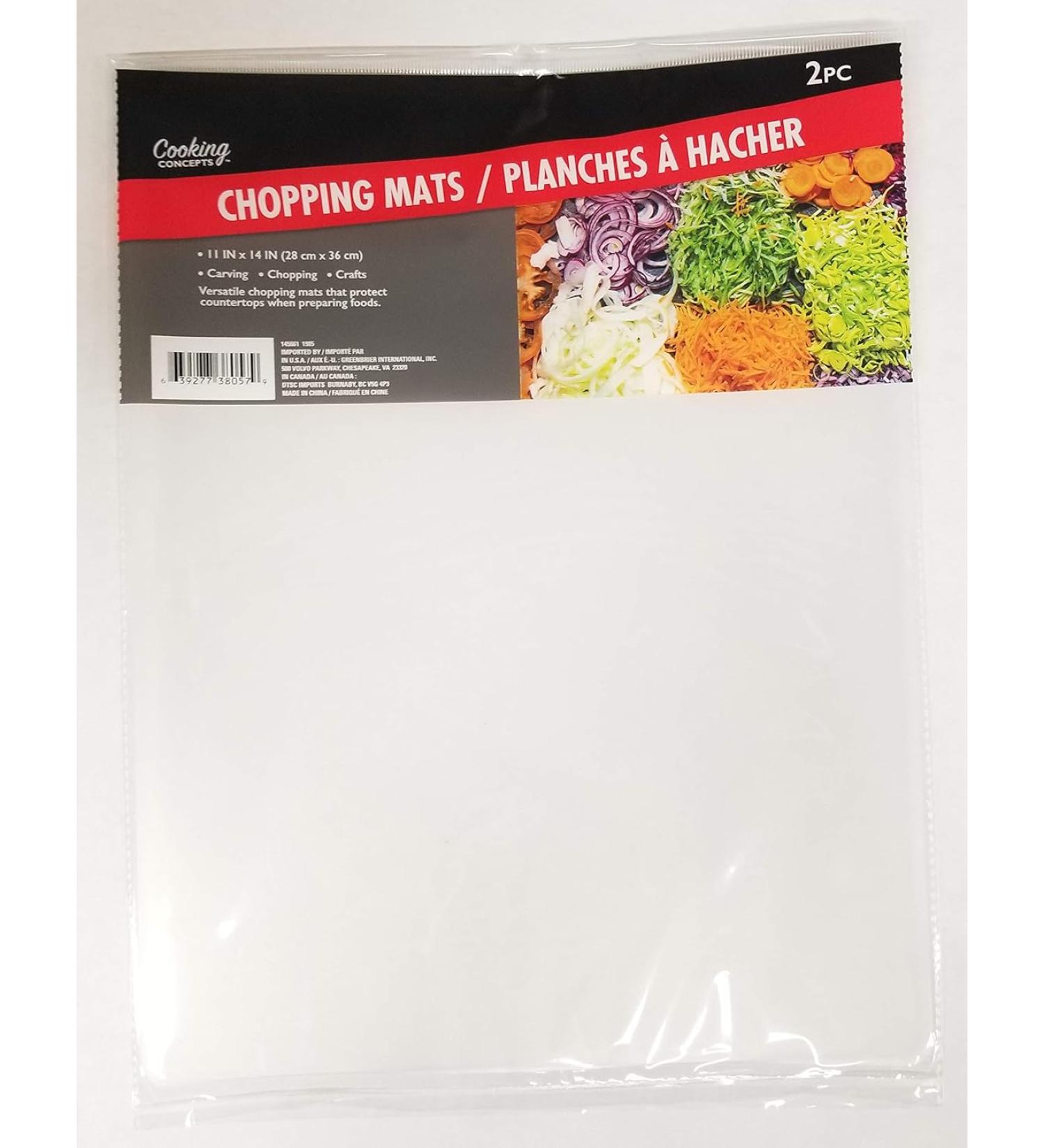 Cooking Concepts Chopping Mats - 2 Piece Set for Efficient Food Preparation - Buy Online on SooperMarket.com