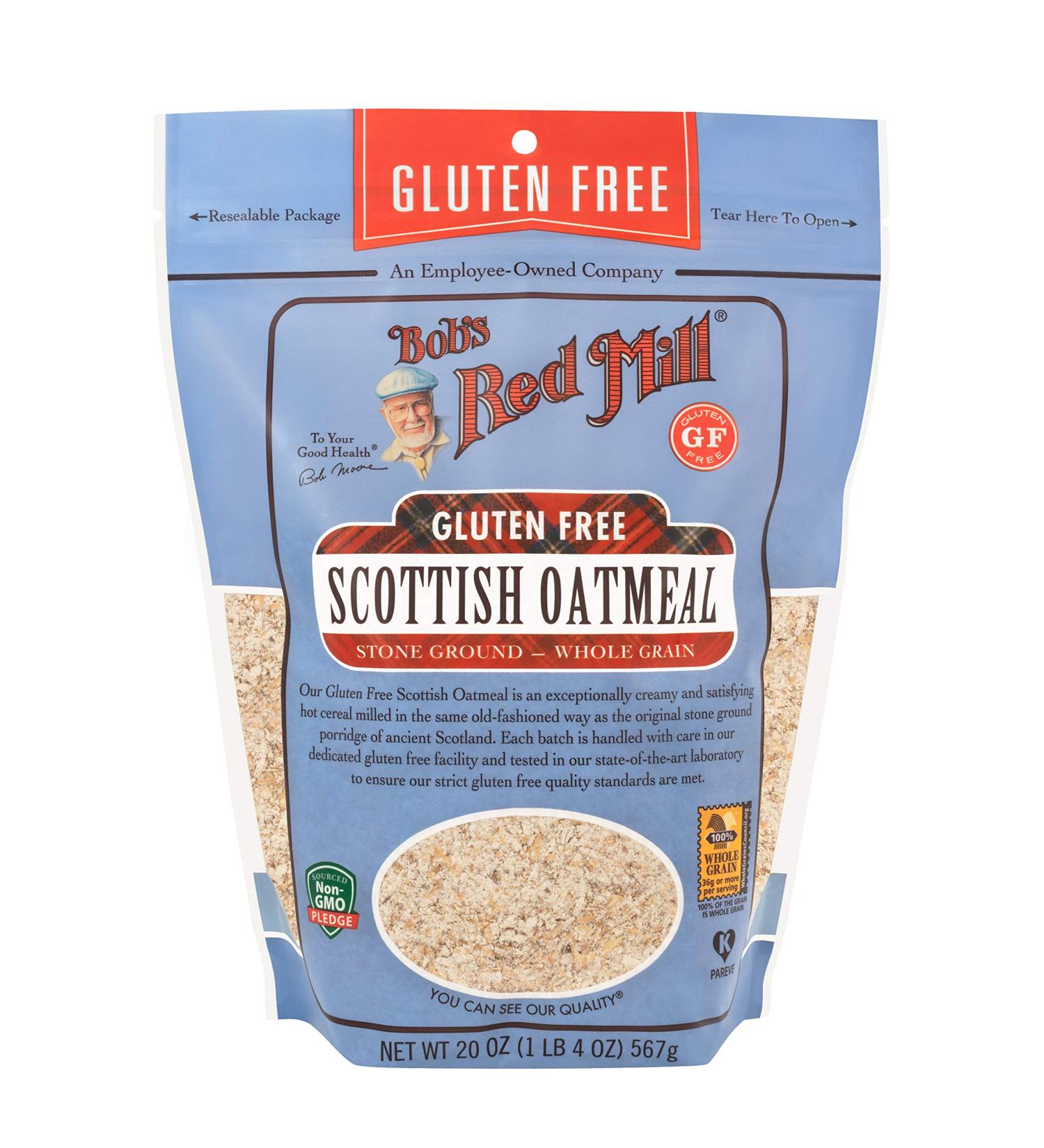 Bob's Red Mill Scottish Oatmeal - Gluten Free Whole Grain 20 oz (567 g) - Buy Online on SooperMarket.com