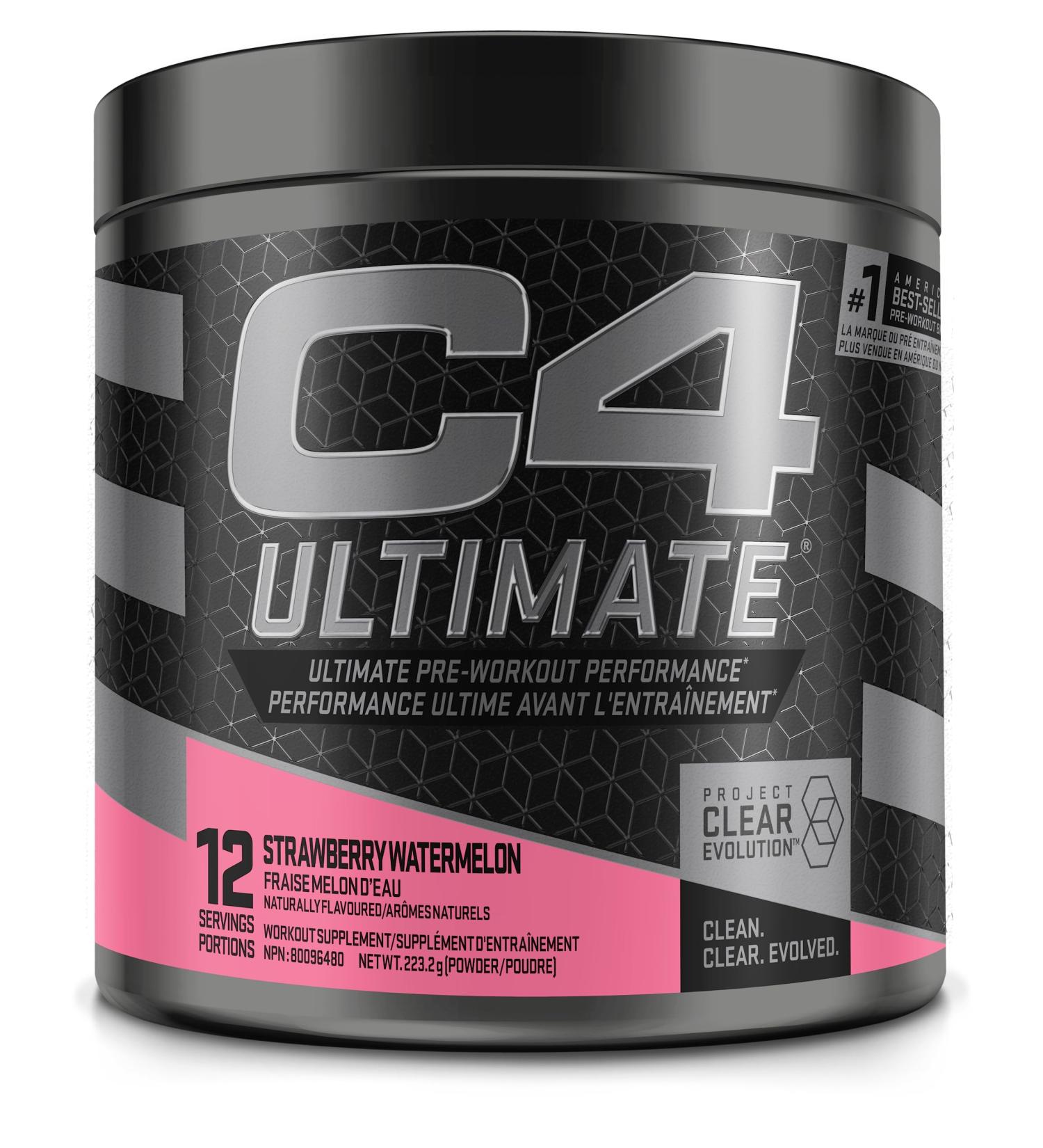 C4 Ultimate Pre-Workout 12srv Strawberry Watermelon - Buy Online on SooperMarket.com