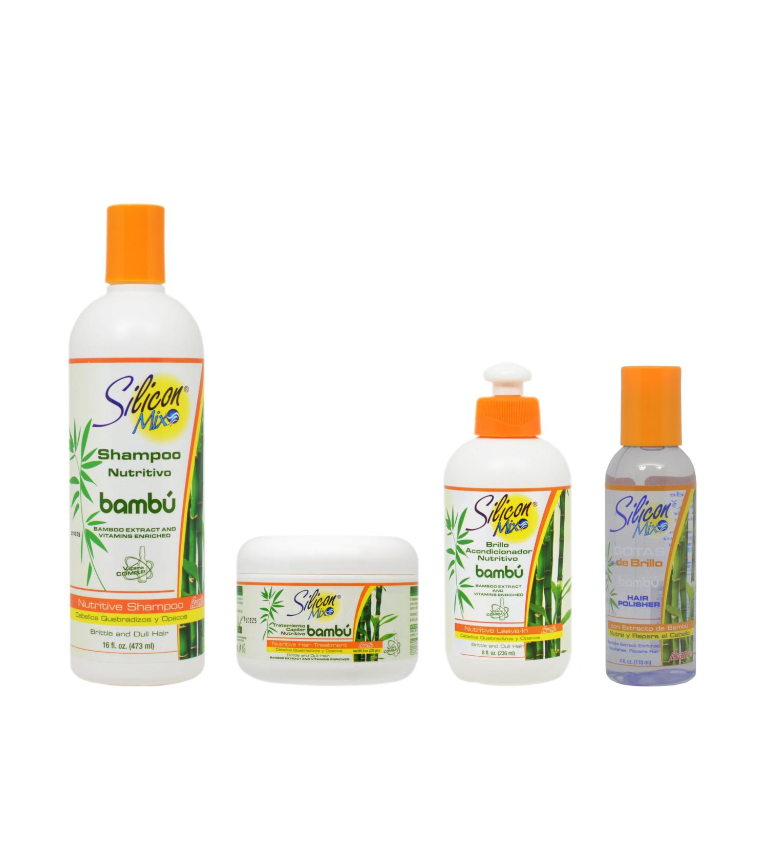 Buy Silicon Mix Bambu Shampoo & Treatment Set - 16oz 8oz 4oz - Best for Hair Care | International Shipping - Buy Online on SooperMarket.com