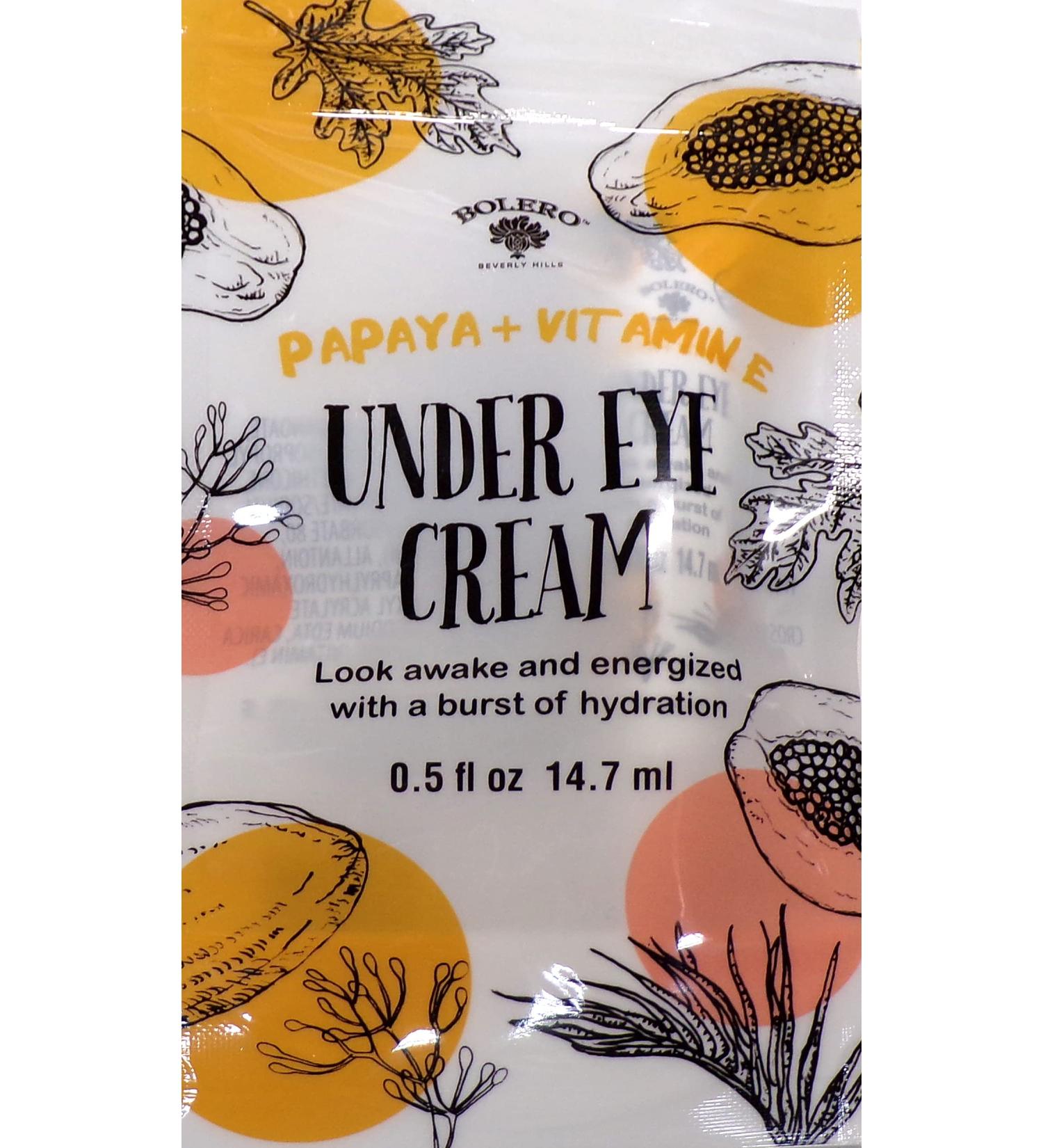 Bolero Beverly Hills Under Eye Cream Papaya + Vitamin E 0 5fl oz (14 7ml)