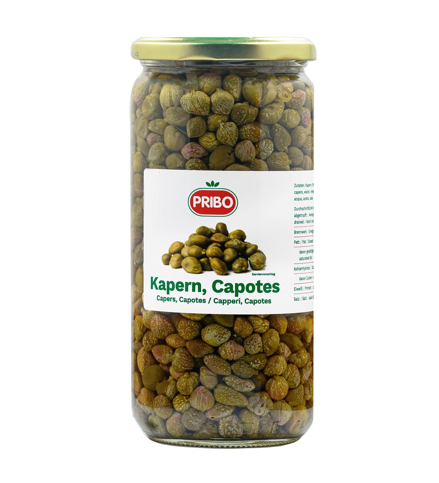 Hymor Capers Capotes 500g - Premium Salted Capers for K nigsberger Klopse & Salads - Imported Capre Capperi by Pribo - Buy Online on SooperMarket.com