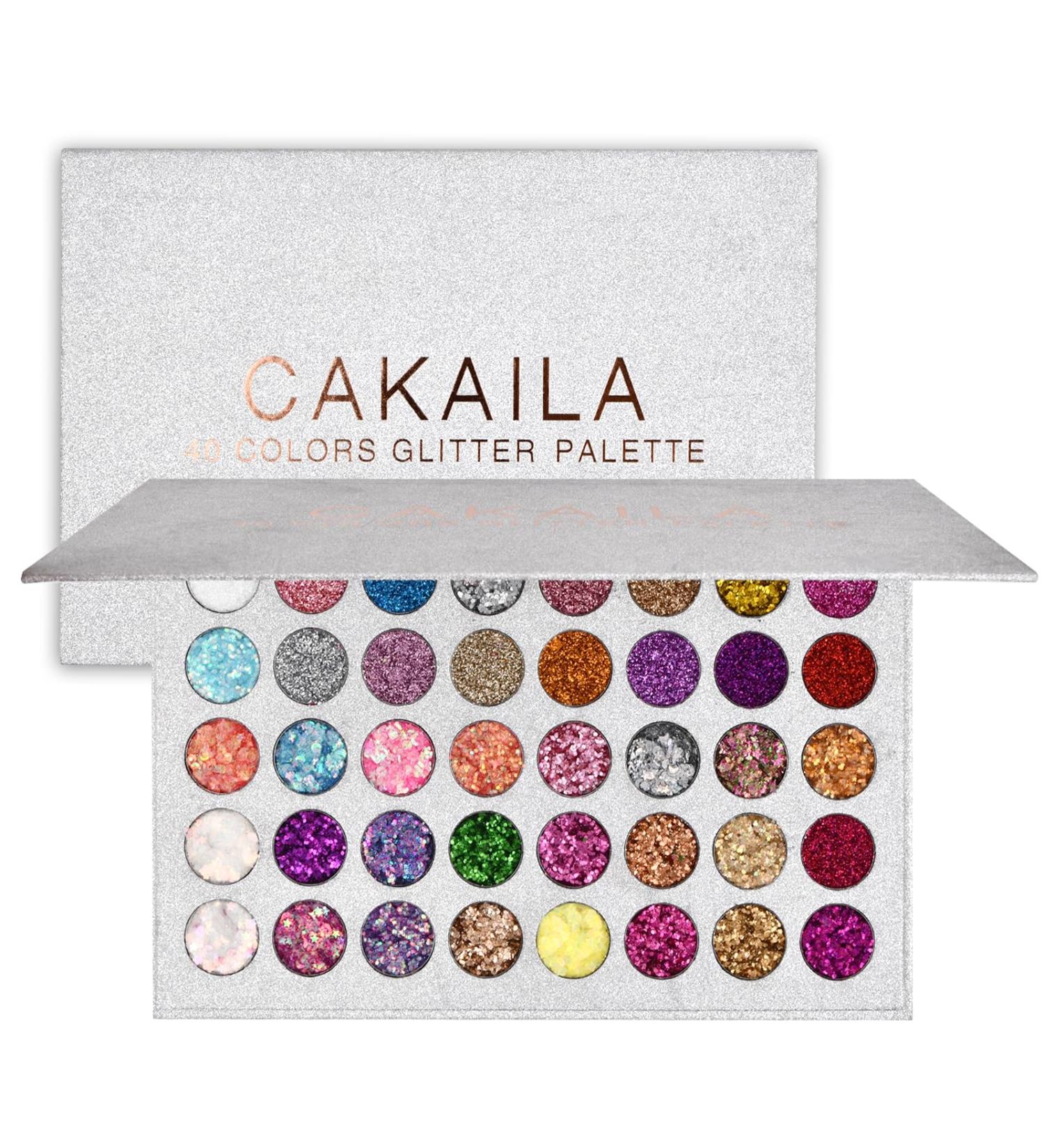 Bezavea Eyeshadow Palette Makeup Set 40 Colors Eyeshadow Palette Makeup 40 Blendable Shades with Highly Pigmented Glitters Shimmers for Day or Night Looks Neon Eyeshadow Makeup Palette - Buy Online on SooperMarket.com