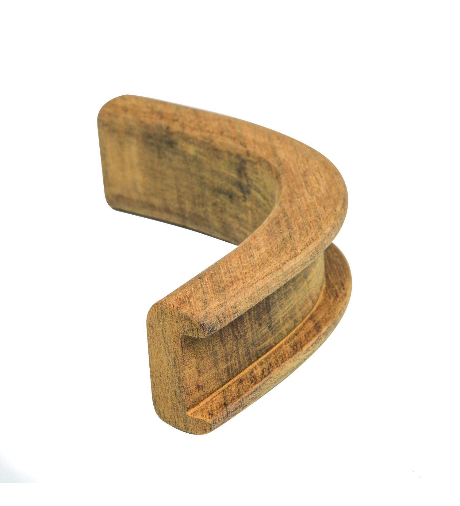 Whitecap 60826 Teak Bulkhead Molding - Inside Corner, 3/4" Track