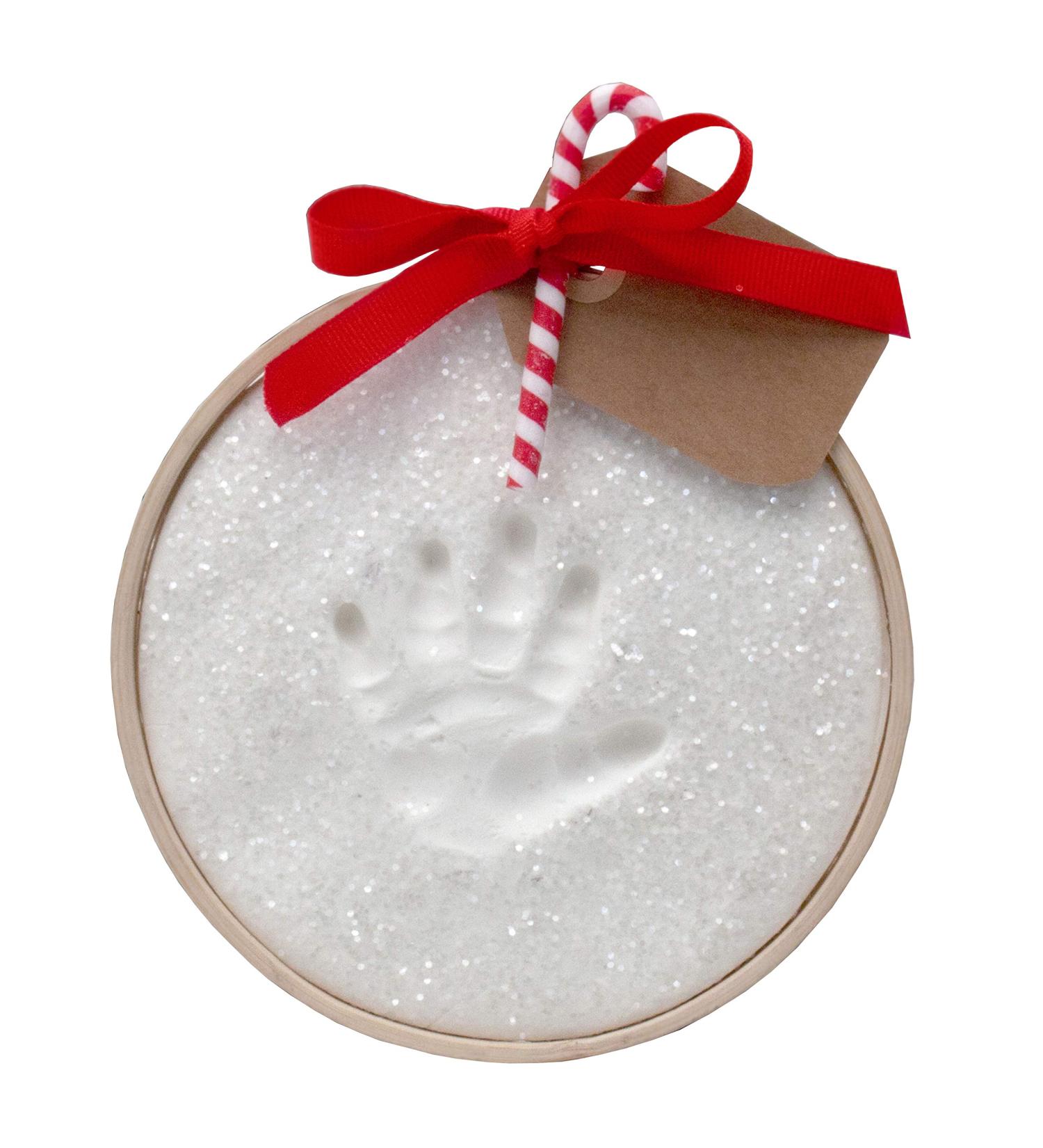 Child to Cherish Glitter Baby Handprint First Christmas Ornament Kit - Buy Online on SooperMarket.com
