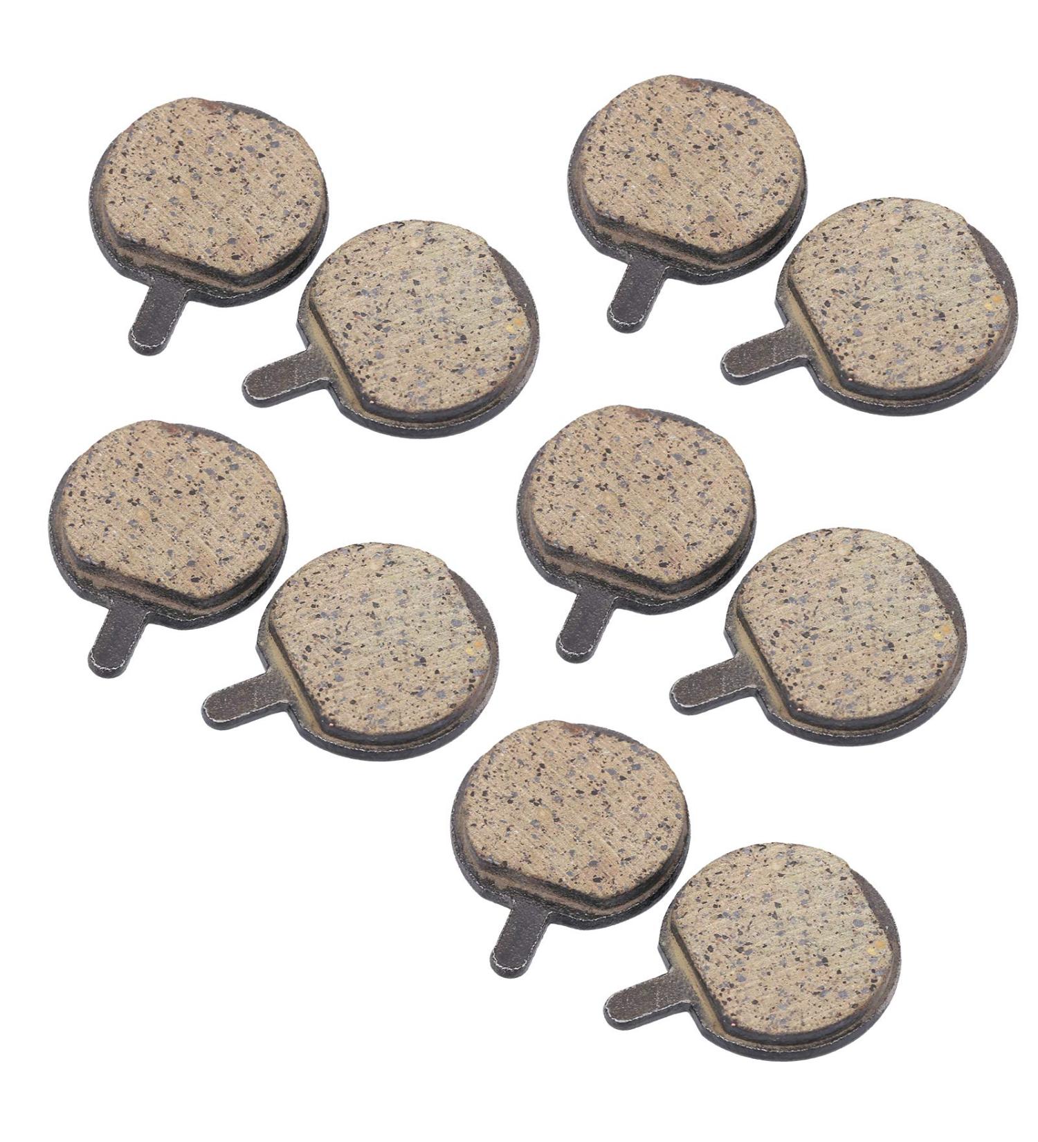 5 Pairs Semi-Metal Bike Disc Brake Pads | Electric Bike & Scooter Replacement - Buy Online on SooperMarket.com