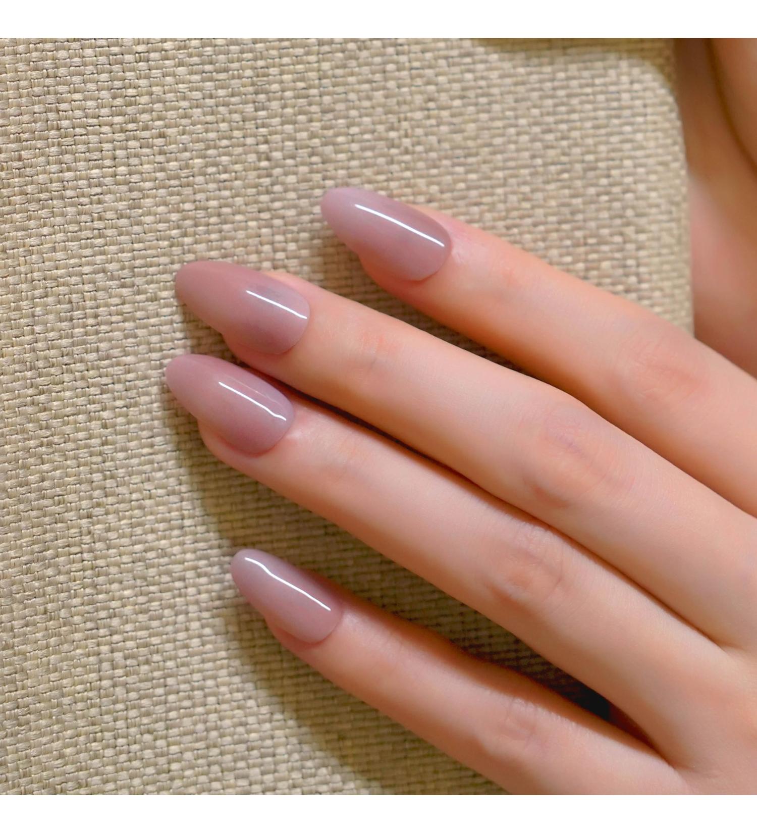 DANNI & TONI 28 Semi-Cured Nail Wraps - Salon-Quality Iced Latte Gel Nail Stickers Set - Buy Online on SooperMarket.com
