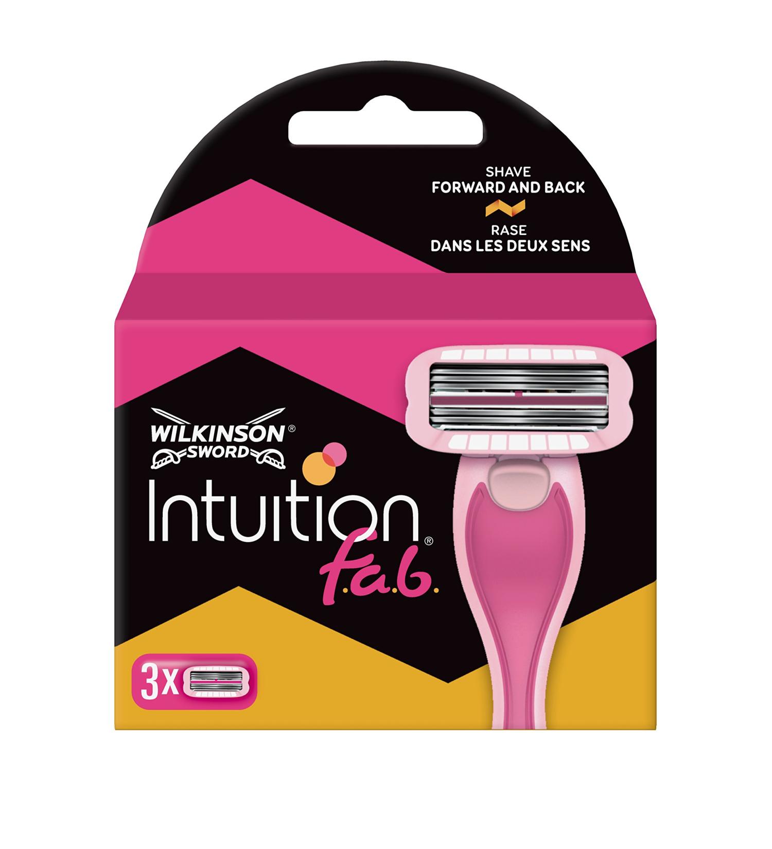 Wilkinson Sword Intuition FAB Women's Razor Blade Refills - Pack of 3 Blades - Buy Online on SooperMarket.com