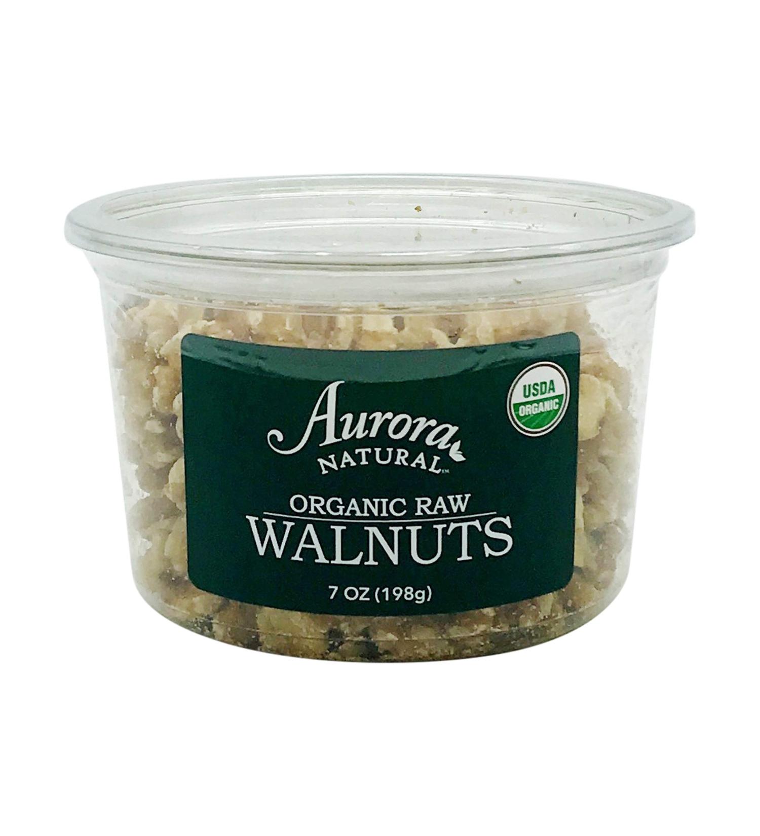 Aurora Organic Walnut Halves - 7 oz | Premium Quality & Healthy Snack - Buy Online on SooperMarket.com