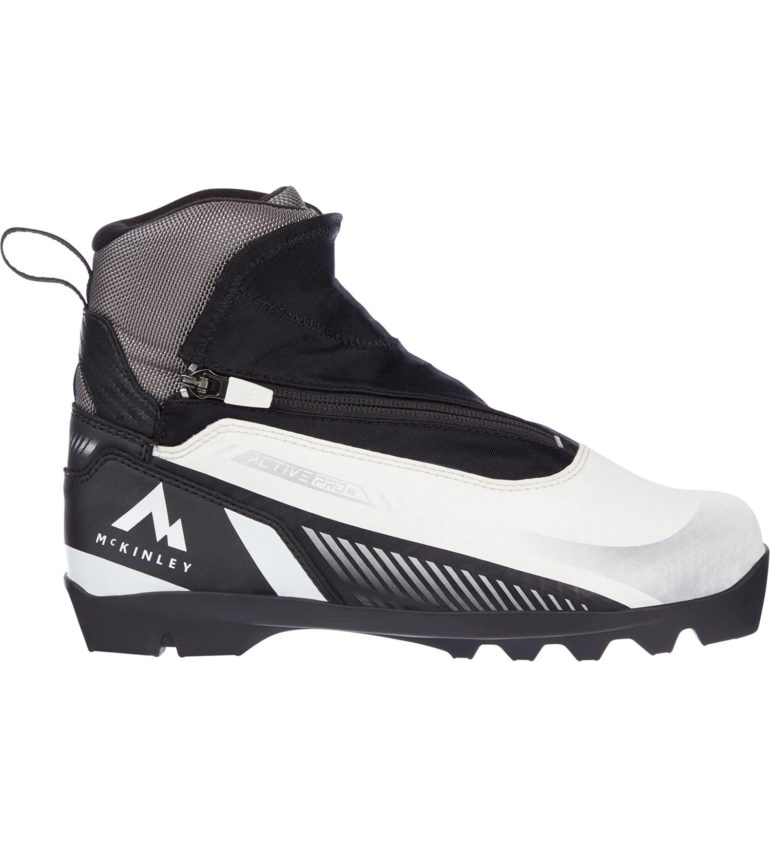 McKinley Women's Active Pro Cross-Country Ski Boots White/Black 39 EU
