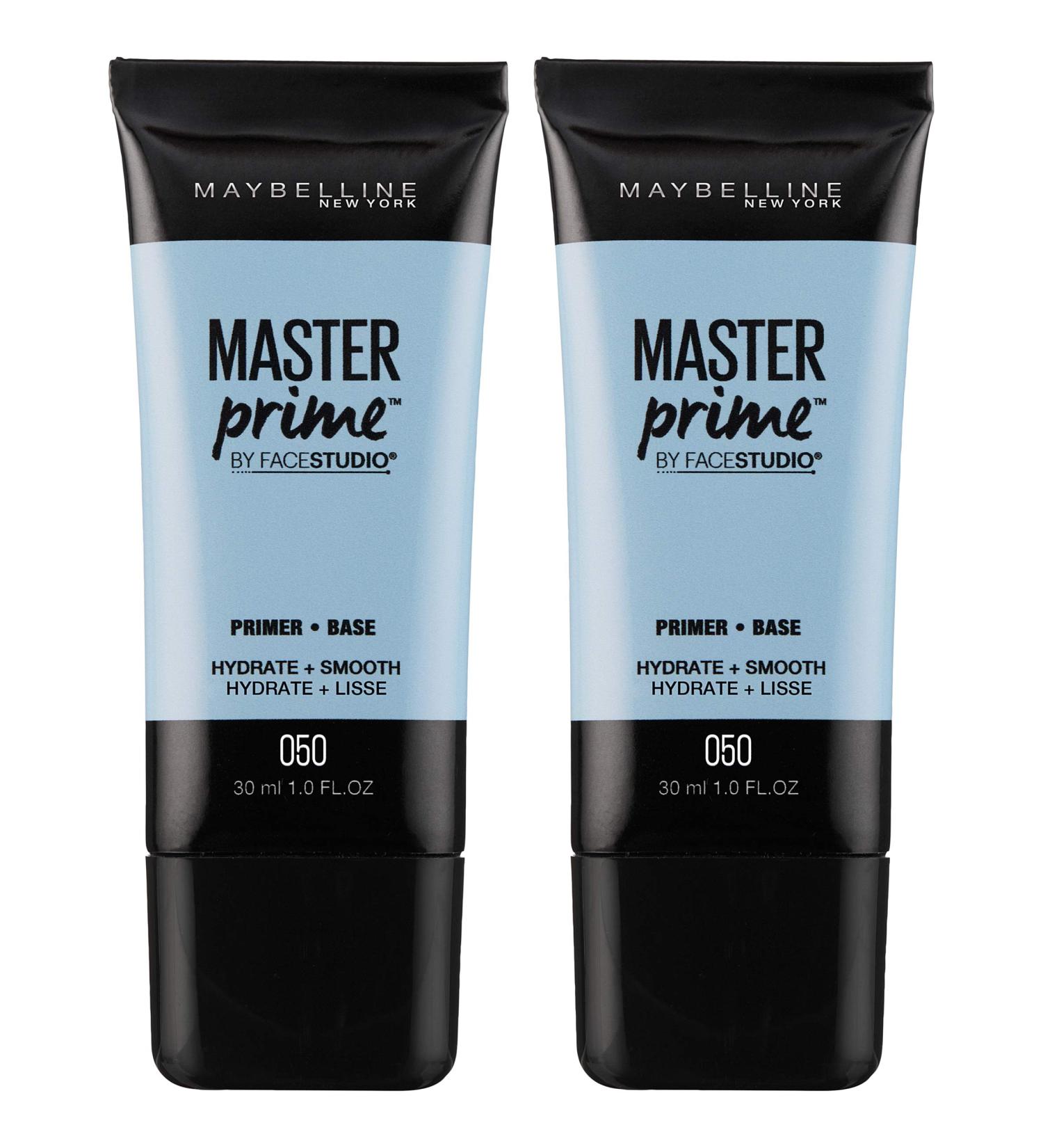 Maybelline New York Facestudio Master Prime Hydrate + Smooth Makeup Primer 1 Fl Oz (2 Pack) - Buy Online on SooperMarket.com