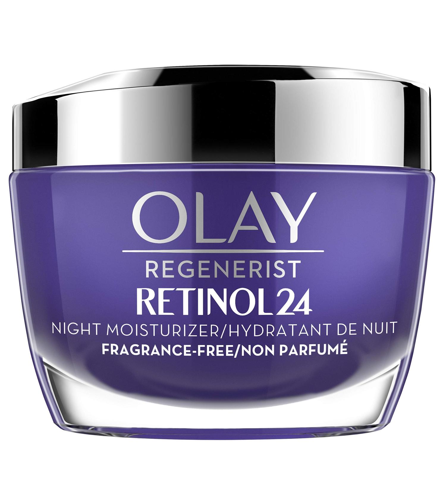 Olay Retinol 24 Night Moisturizer Cream, Fragrance-Free - 1.7 Fl Oz - Buy Online on SooperMarket.com