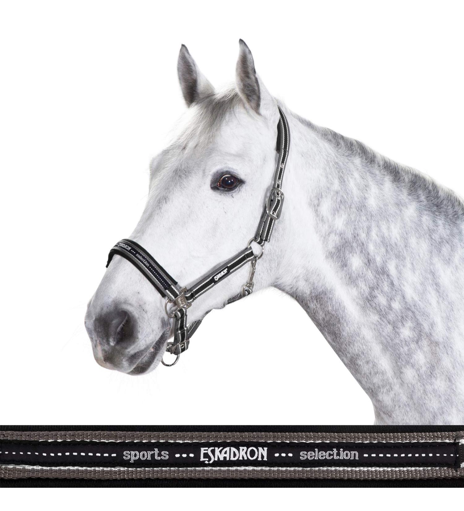 Eskadron Standard Halter PIN Buckle Black Warmblood extra large