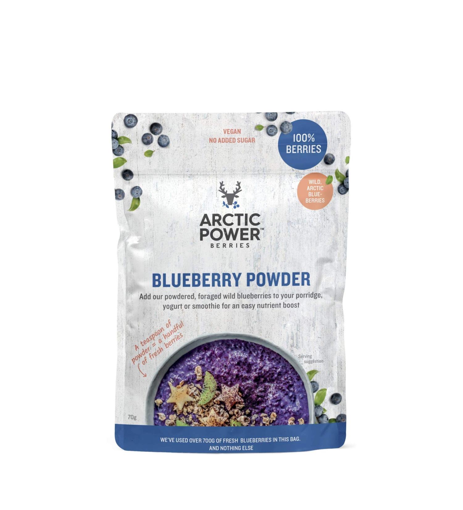 Arctic Power Berries Blueberry Powder - 100% Pure, 70g | Premium Quality - Buy Online on SooperMarket.com